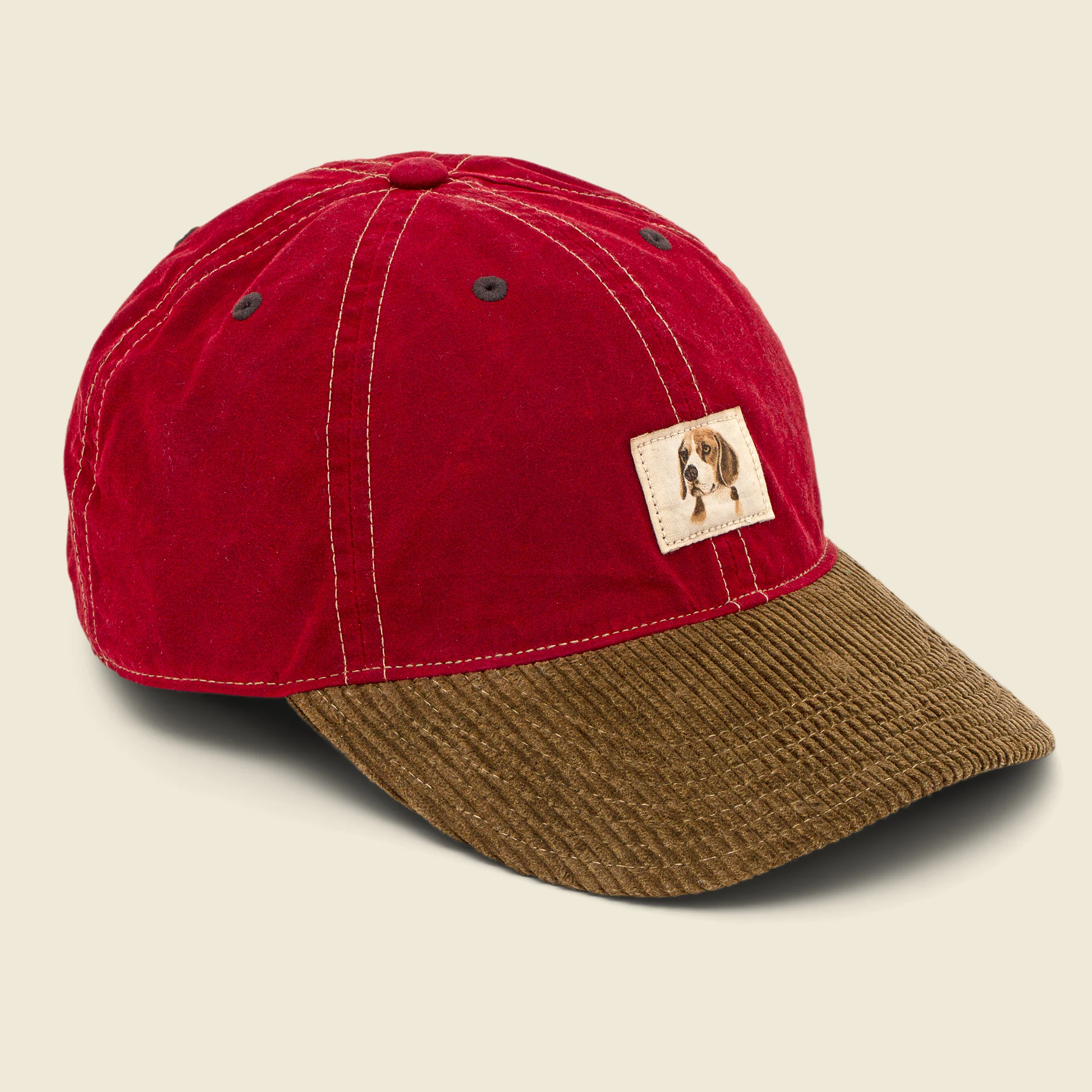 Oil Cloth Trucker Hat - Vintage Red
