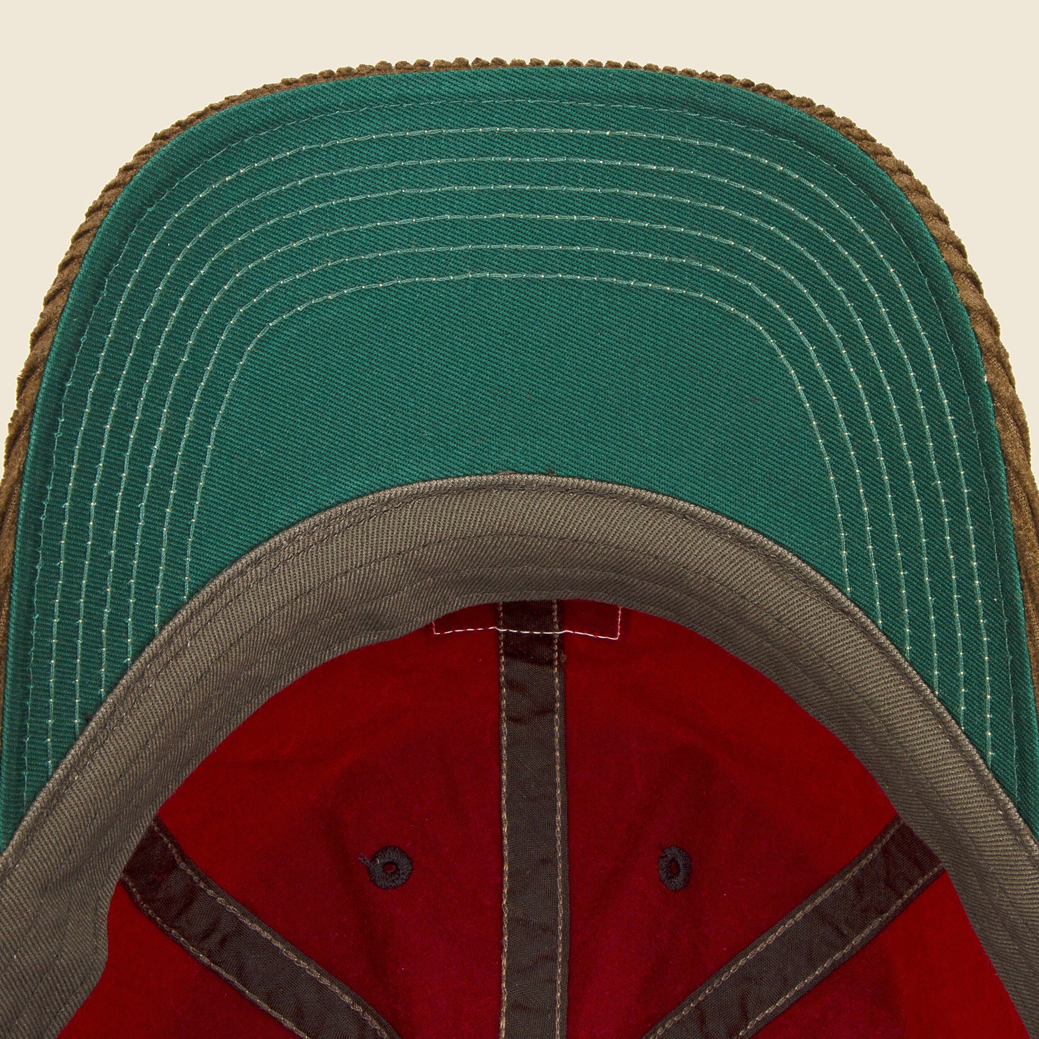 Oil Cloth Trucker Hat - Vintage Red - Image 2
