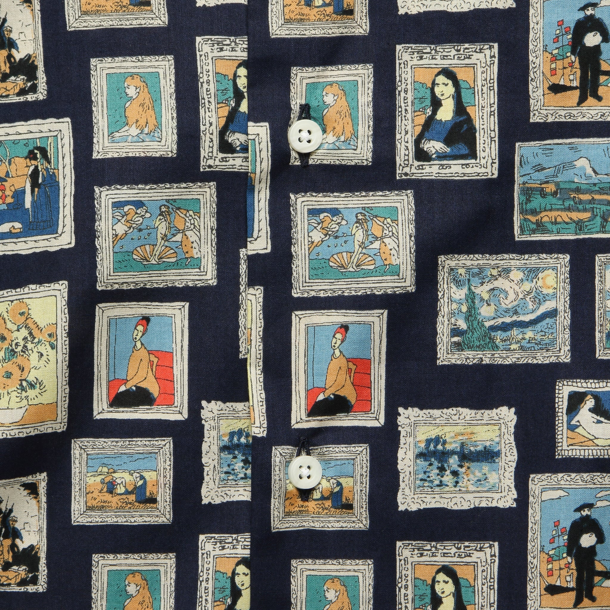 Old Masters Shirt - Navy - Image 3