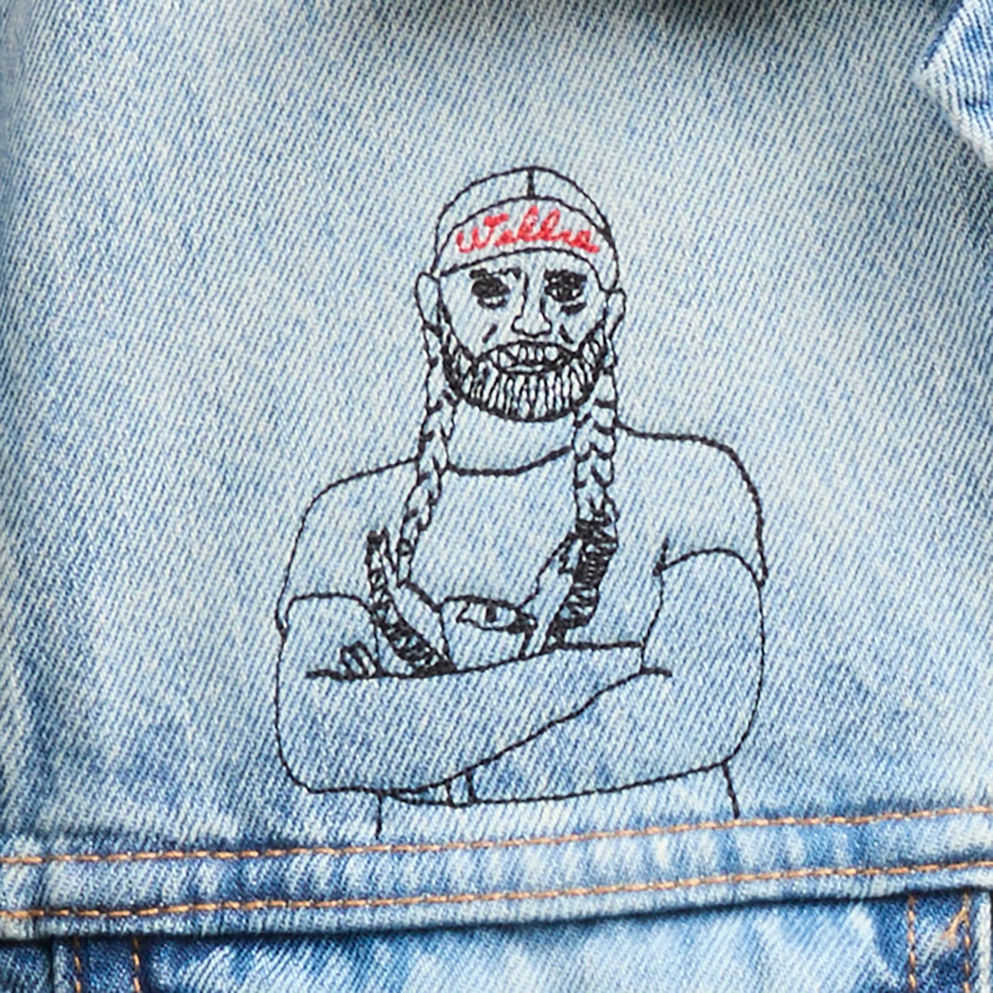 On the Road Again Trucker Jacket - Light Wash - Image 3