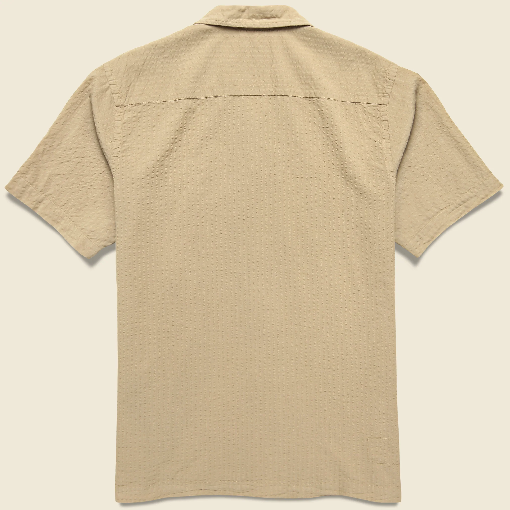 Onda Seersucker Camp Shirt - Summer Oak - Image 2