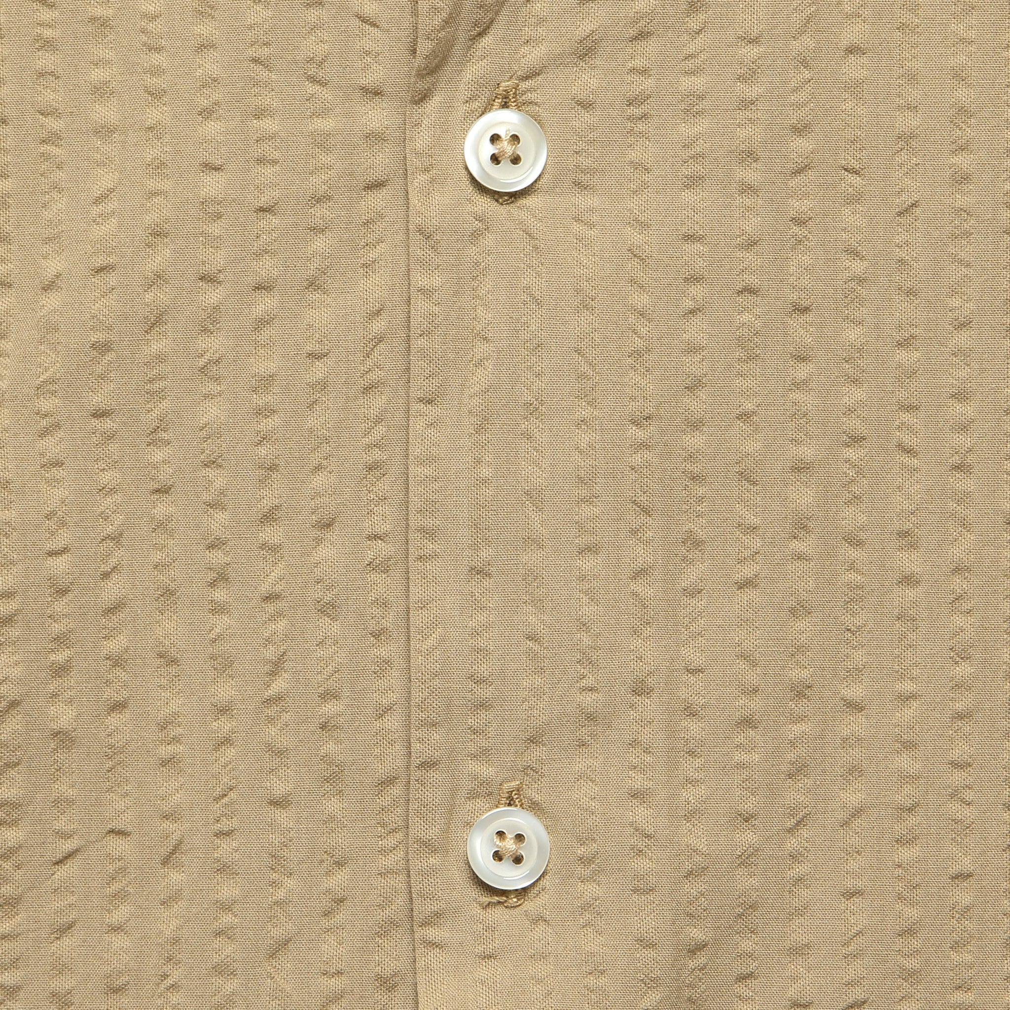 Onda Seersucker Camp Shirt - Summer Oak - Image 3