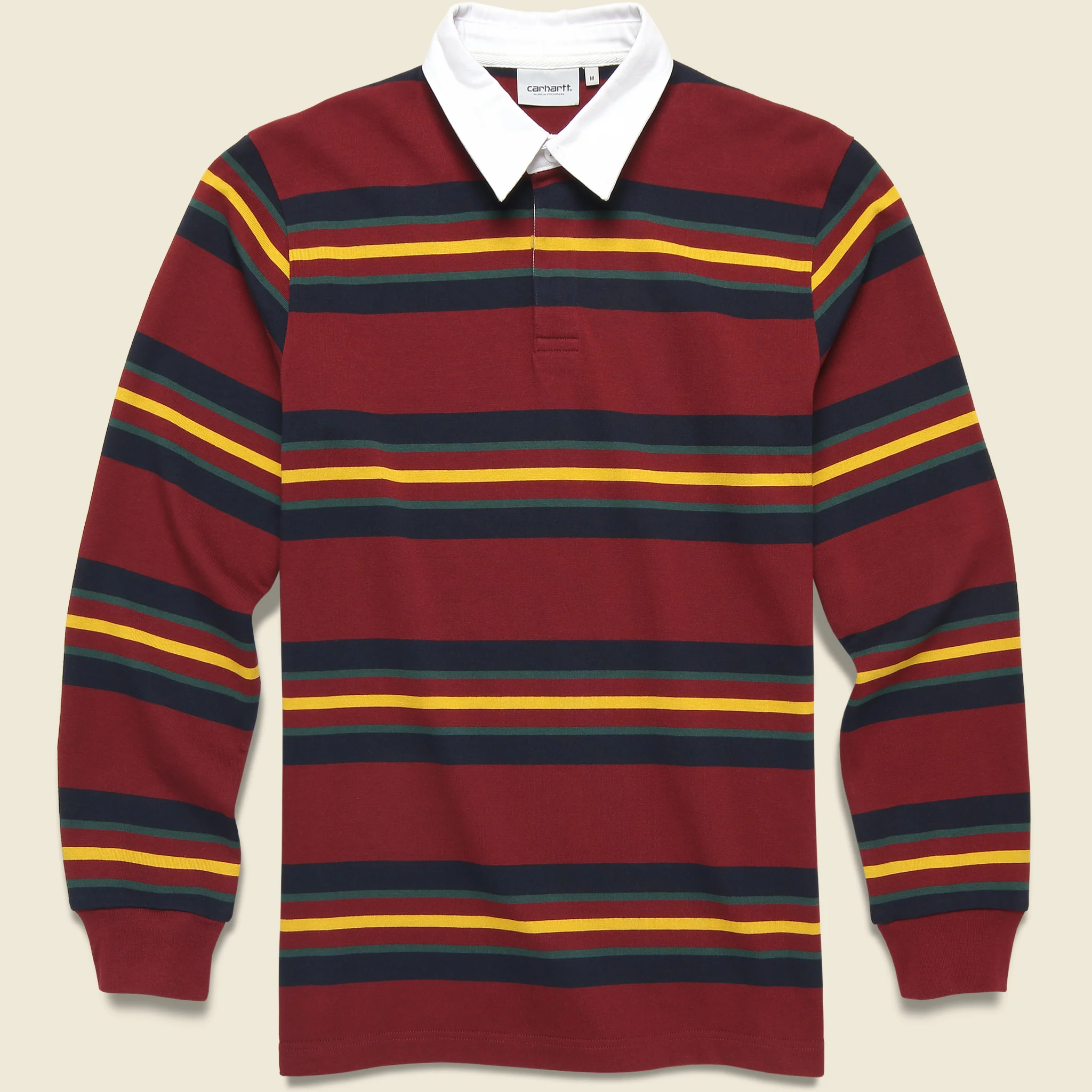 Oregon Rugby Shirt - Starco Stripe/Bordeaux