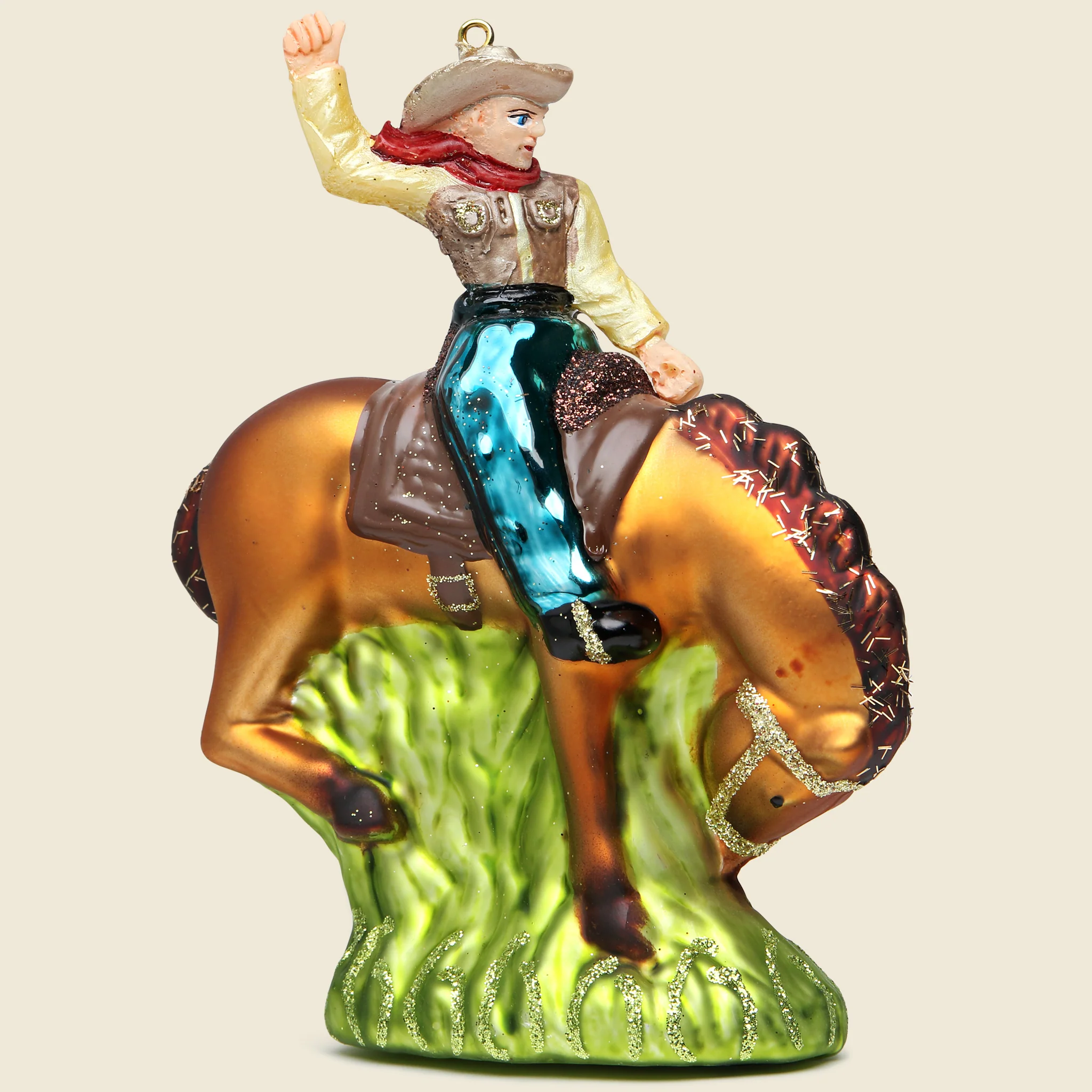 Ornament - Cowboy & Bronco
