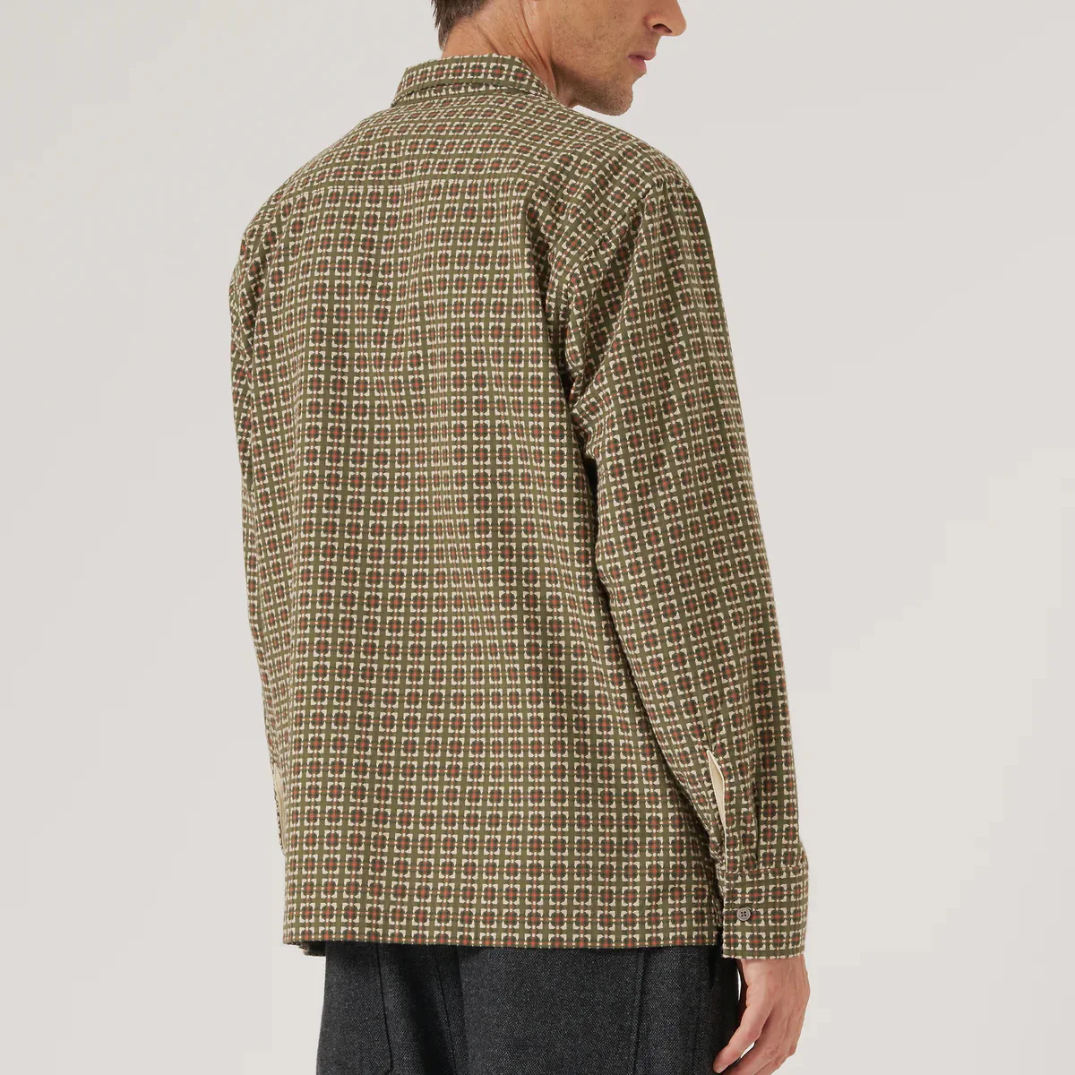 Oscar Camp Shirt - Olive - Image 3