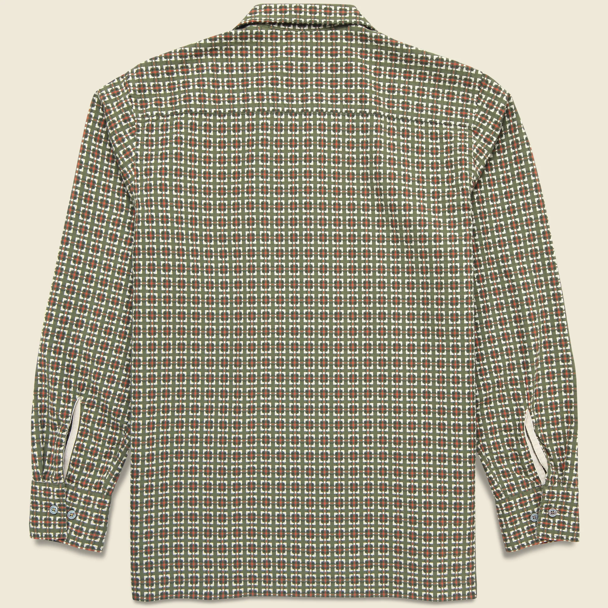 Oscar Camp Shirt - Olive - Image 4
