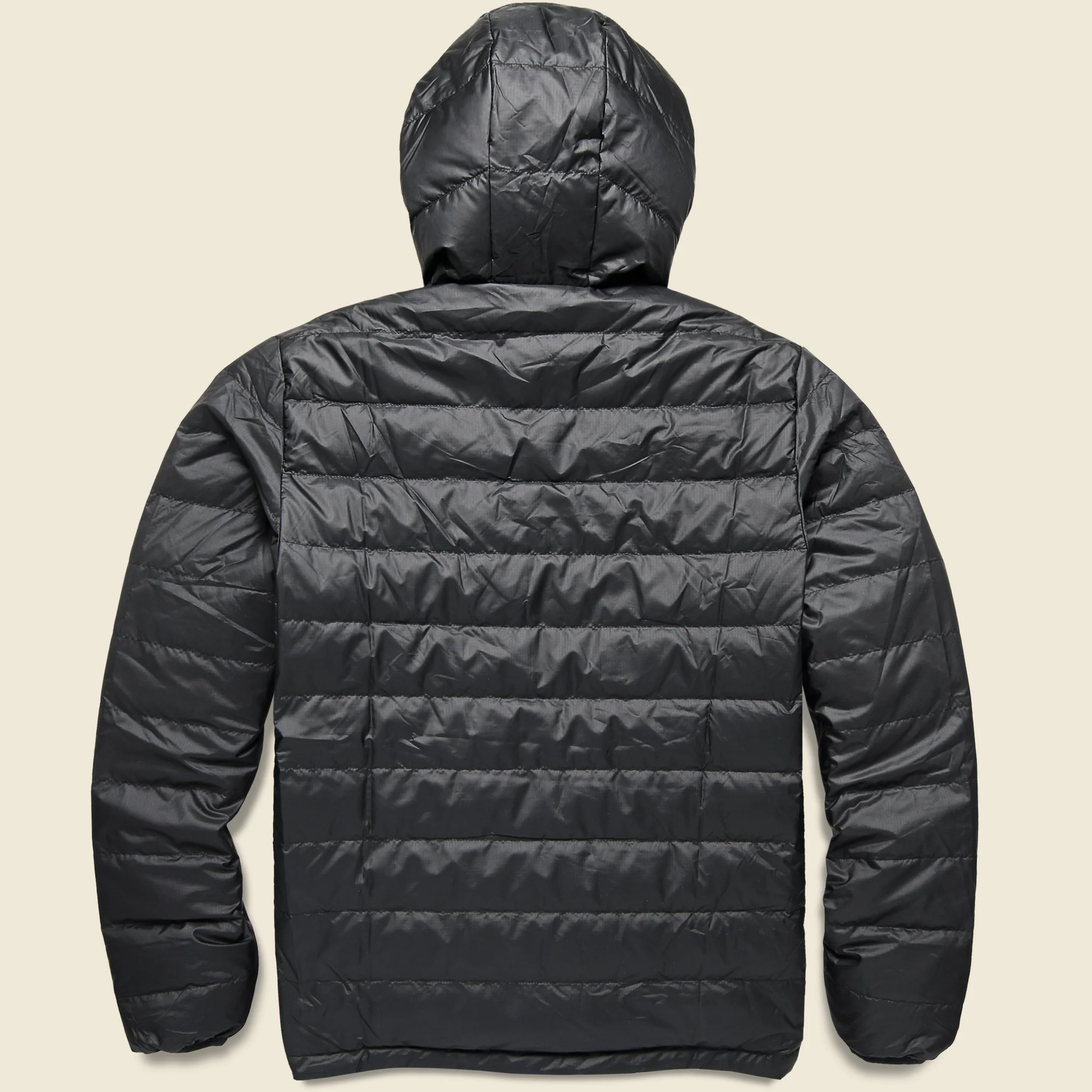 Hooded Puffer - Pitch Black - Image 3