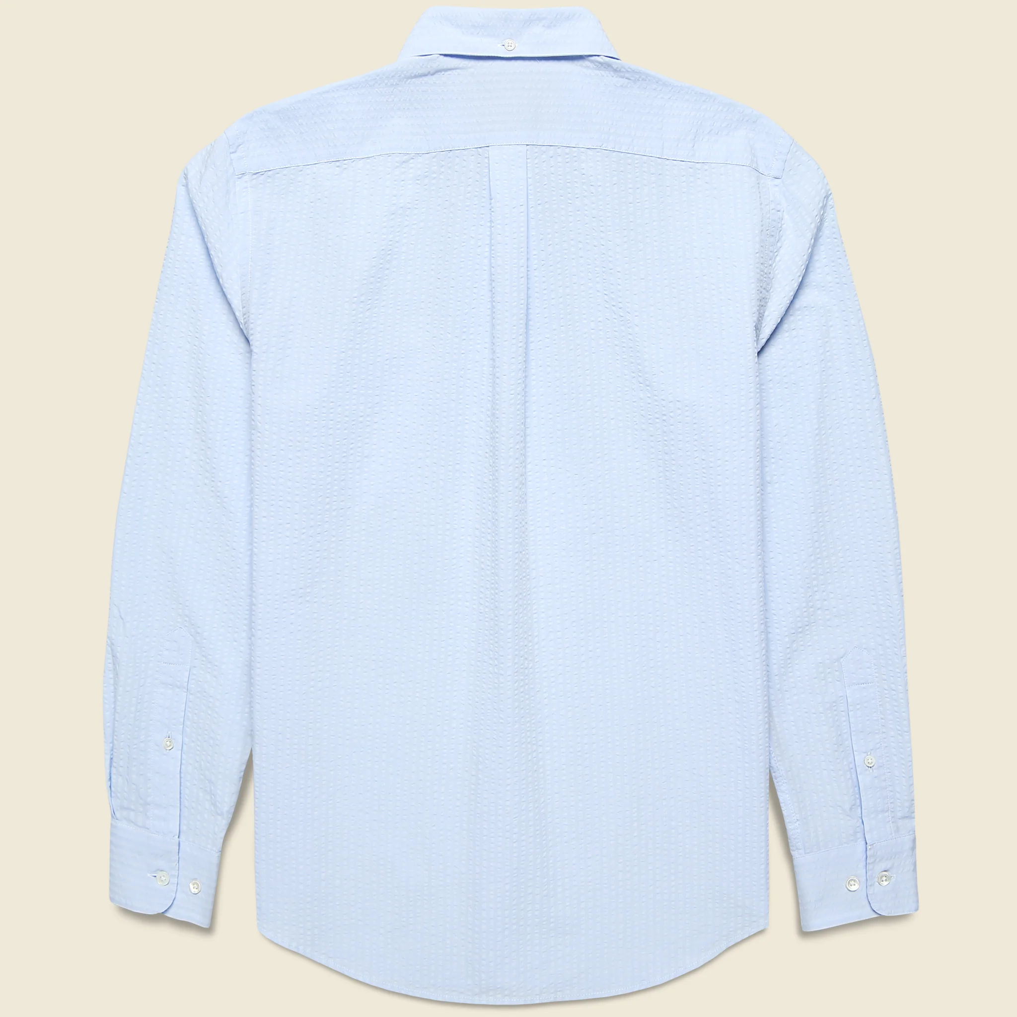 Pacifico Seersucker Shirt - Light Blue - Image 2
