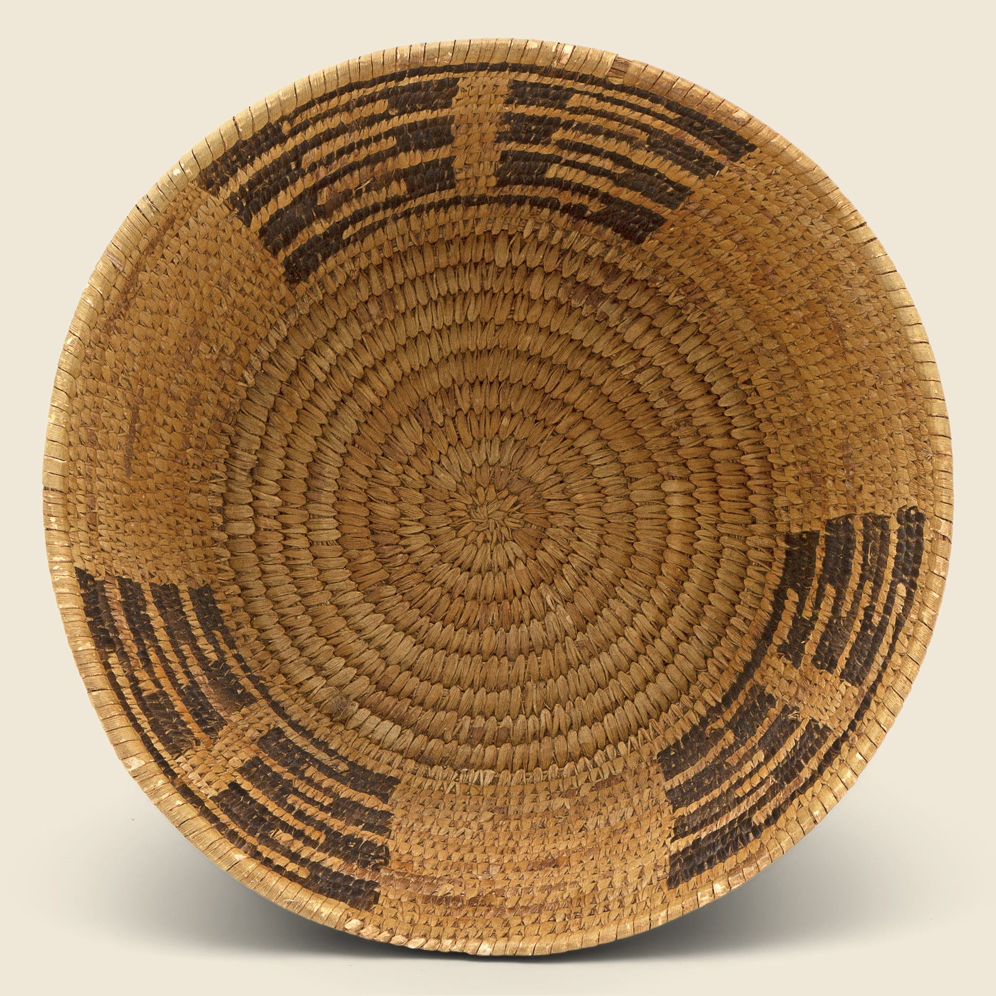 Vintage Papago Style Woven Basket - Image 2