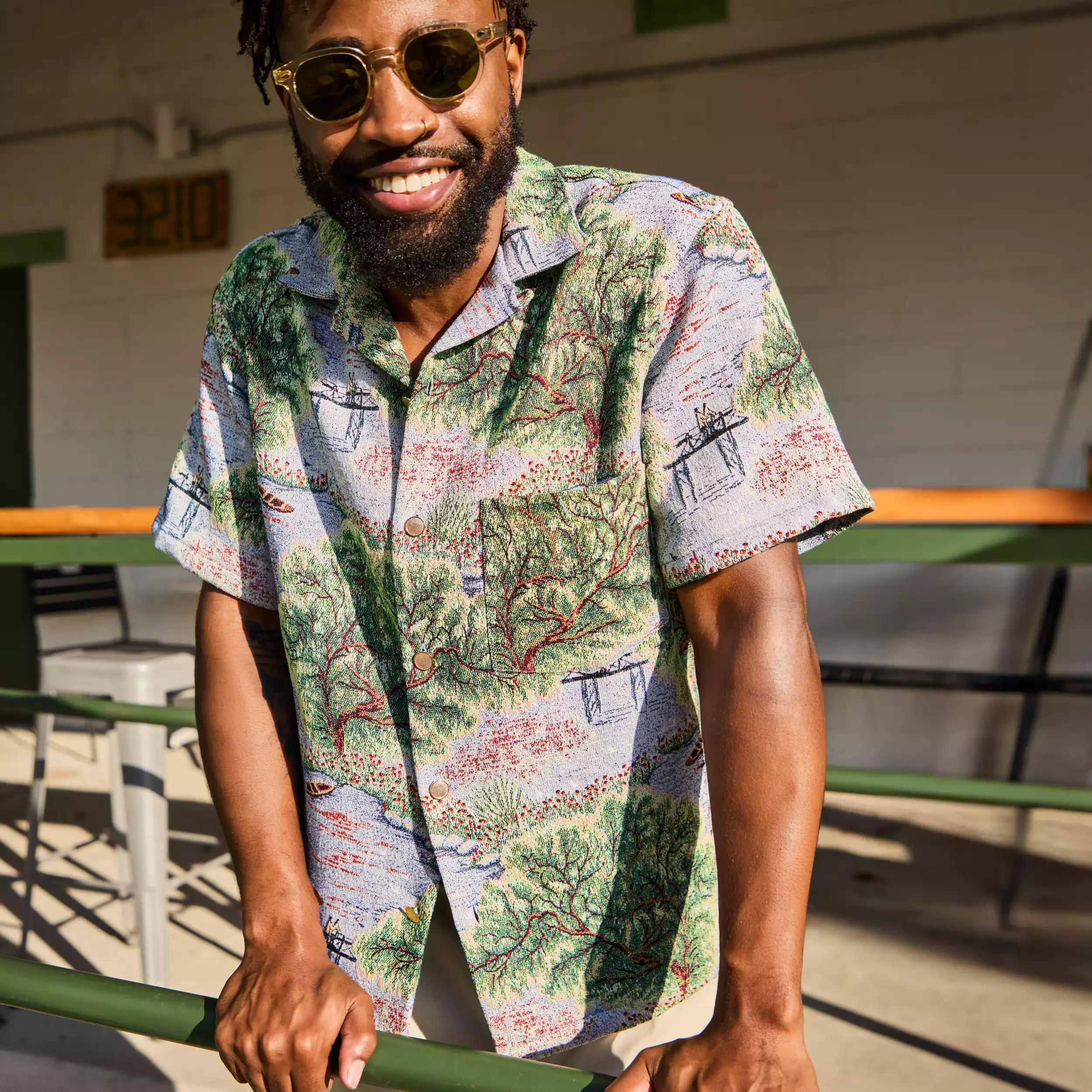 Park Tapestry Camp Shirt - Multi - Image 2