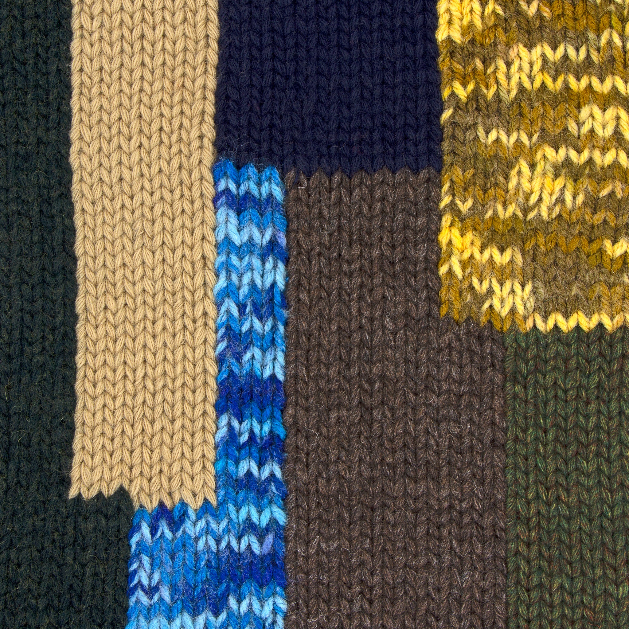 Patchwork Scarf - Multi - Image 2