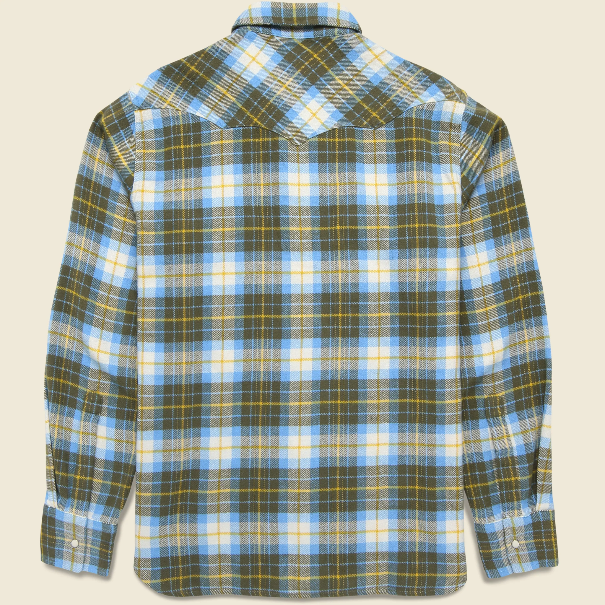 Pearl Snap Flannel - Gold Ravine - Image 3