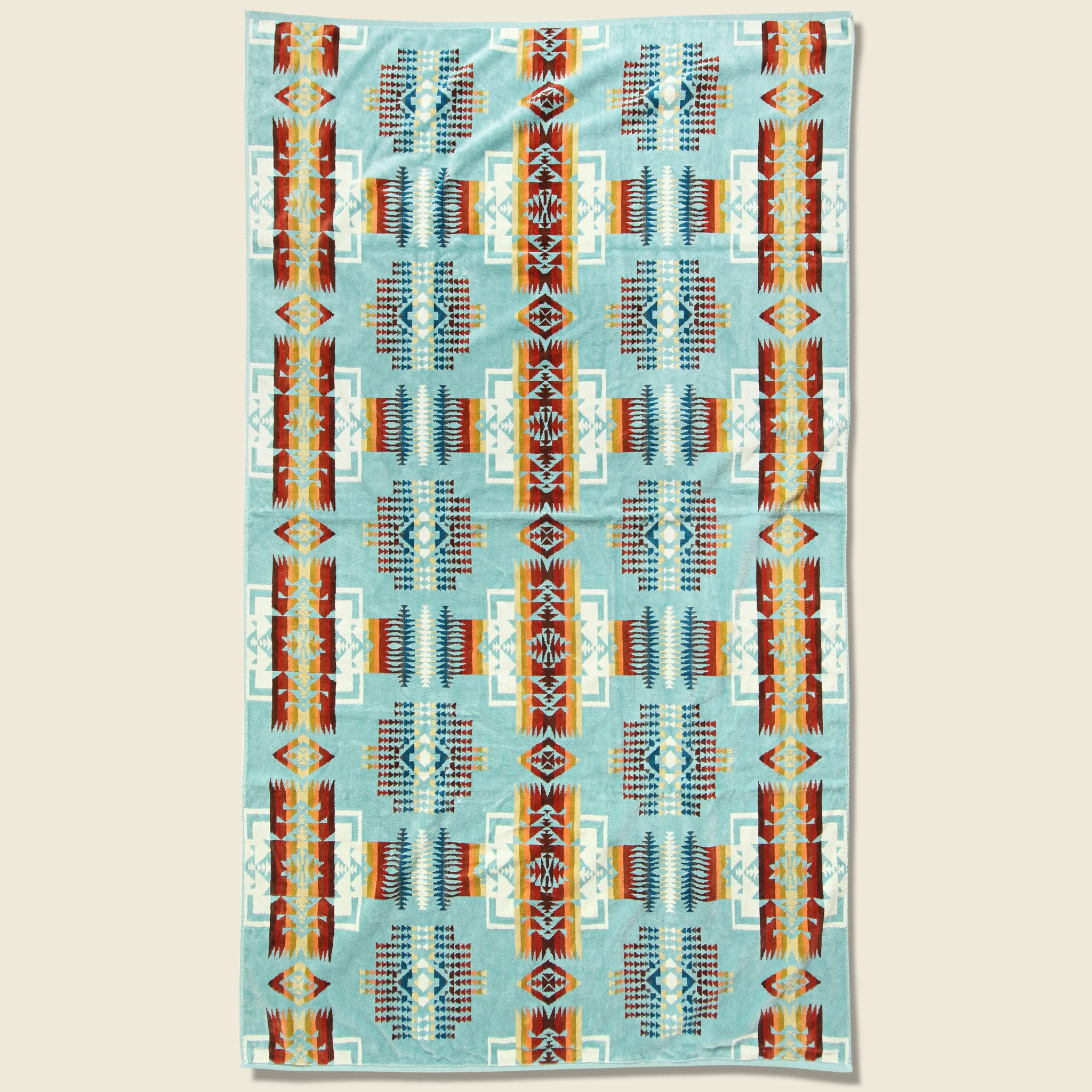 Chief Joseph Towel - Aqua - Image 2