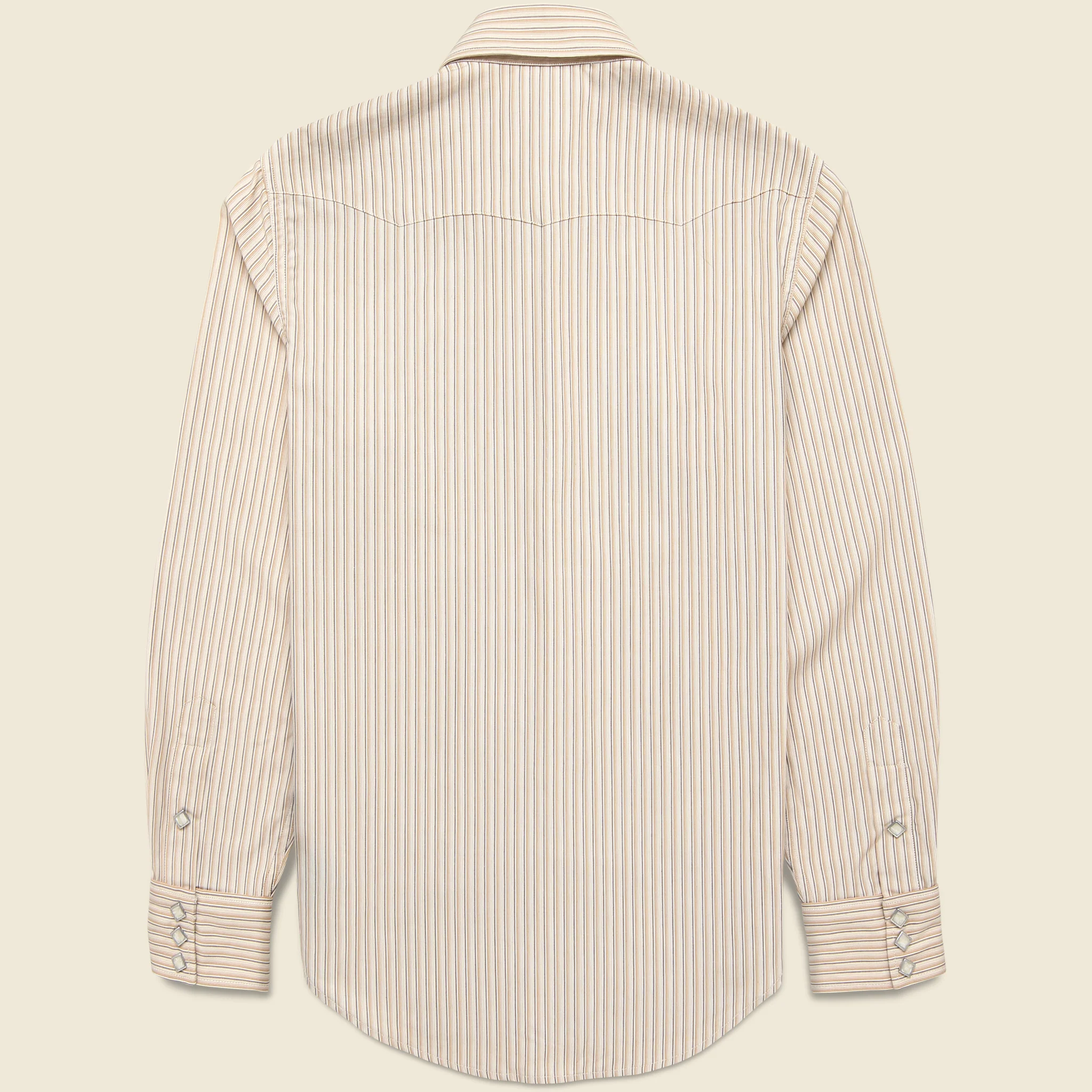 Slim Fit Phoenix Western Shirt - Brown - Image 2