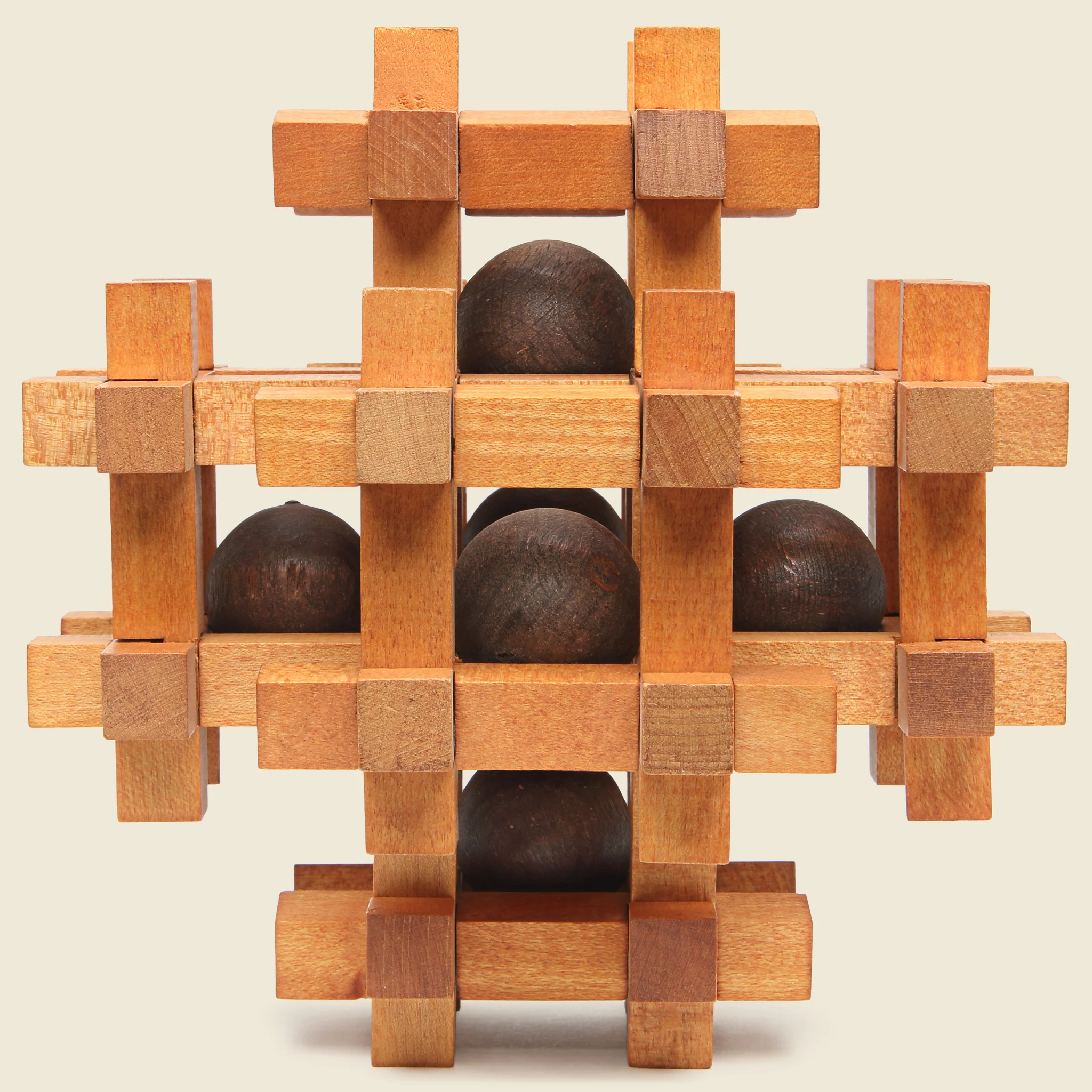 Pieced Wood Interlocking Puzzle