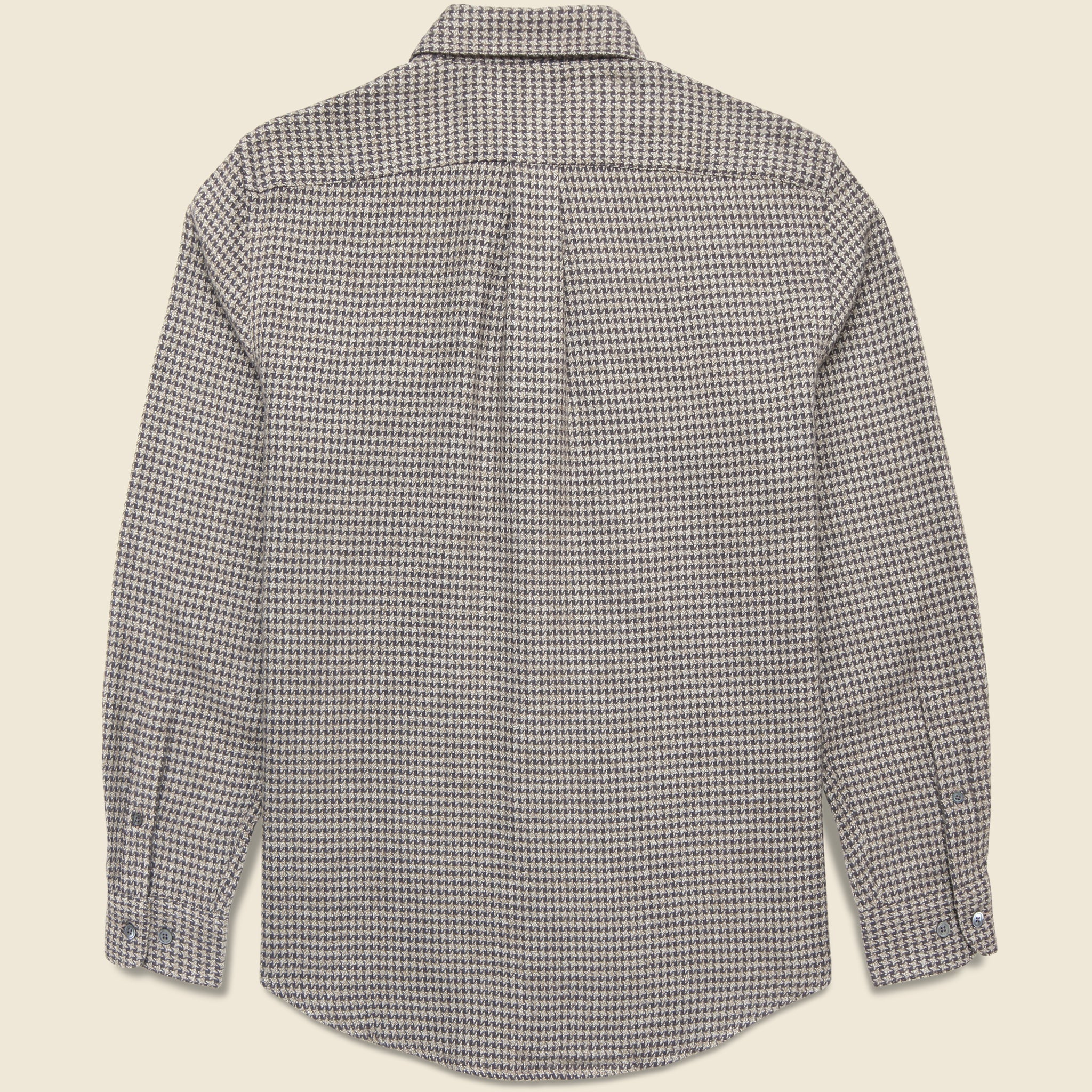 Pied Poule Shirt - Charcoal - Image 3