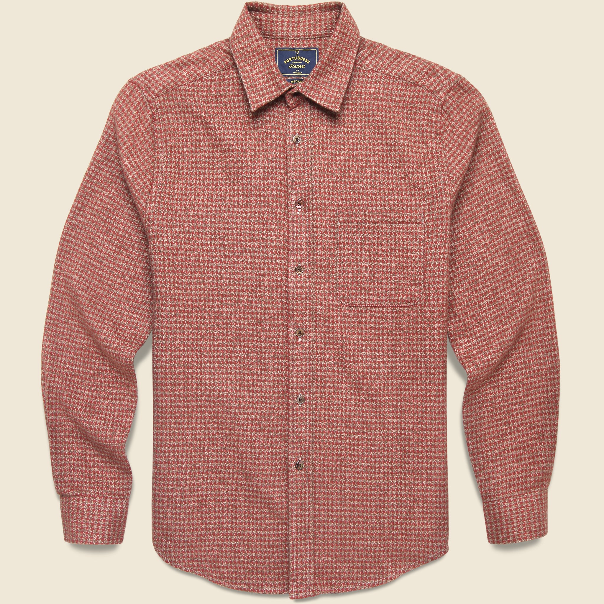 Pied Poule Shirt - Clay