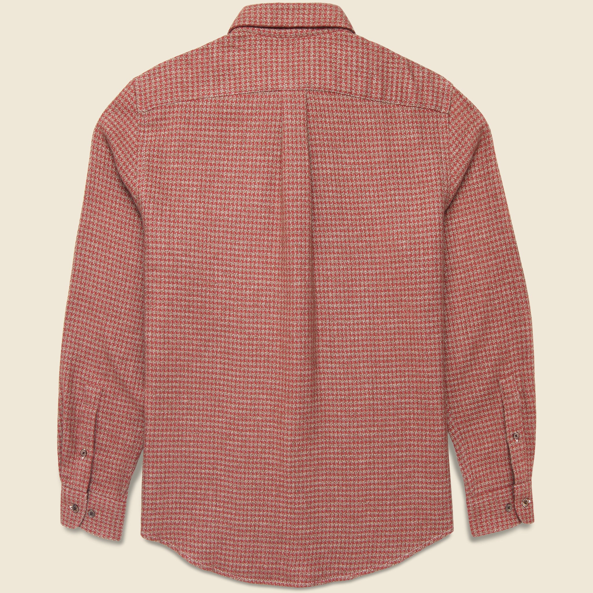 Pied Poule Shirt - Clay - Image 3