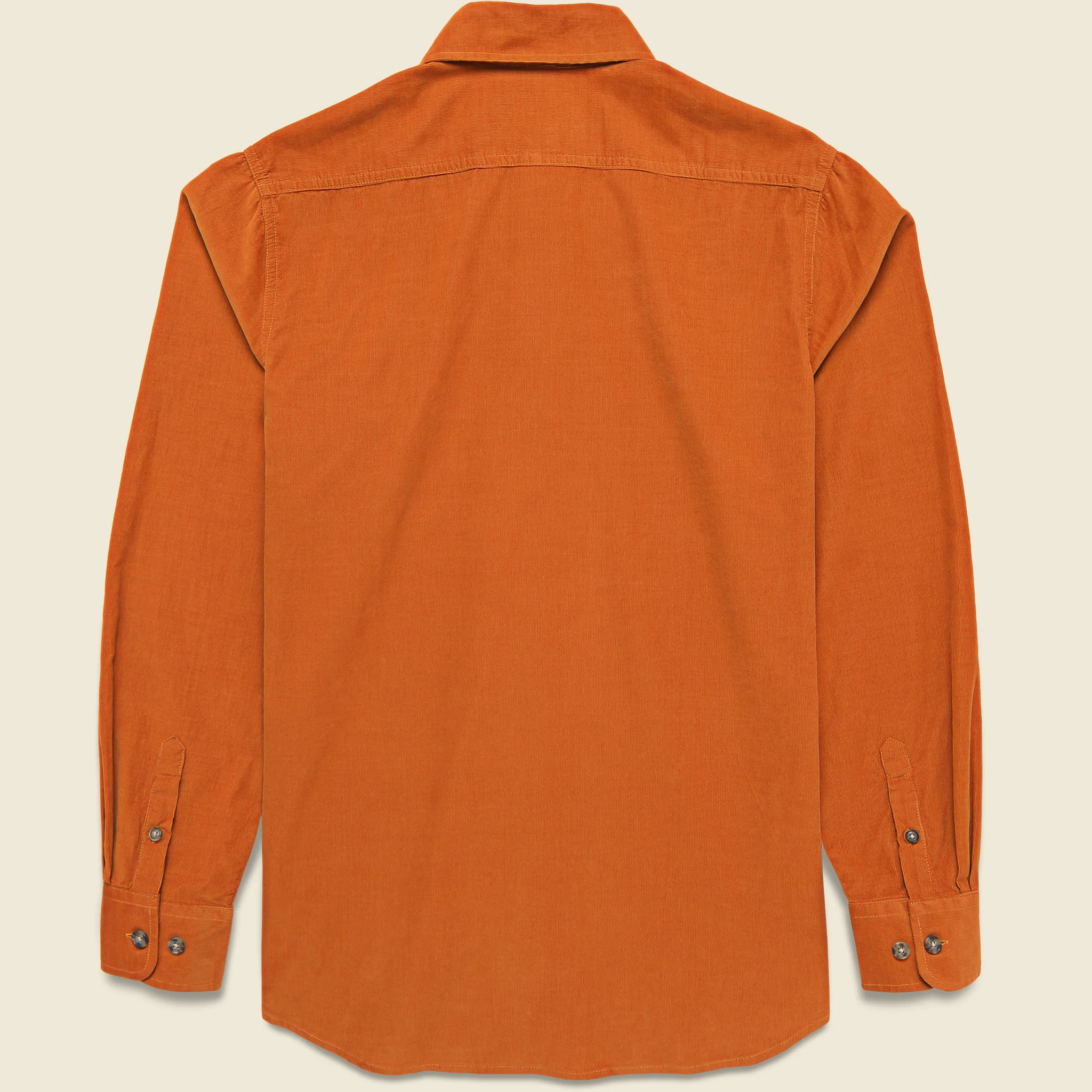 Pinwale Corduroy Shirt - Rust - Image 2