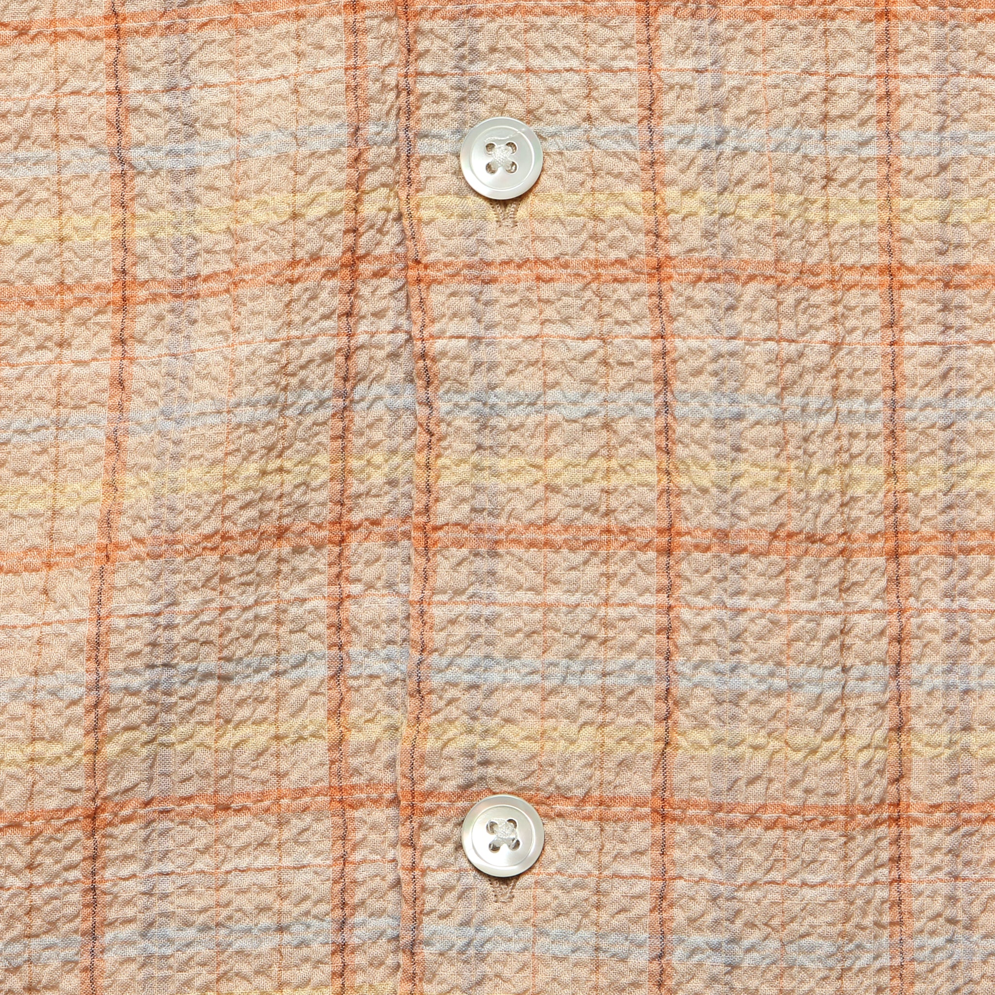 Plaid Crepe Camp Shirt - Multi - Image 3