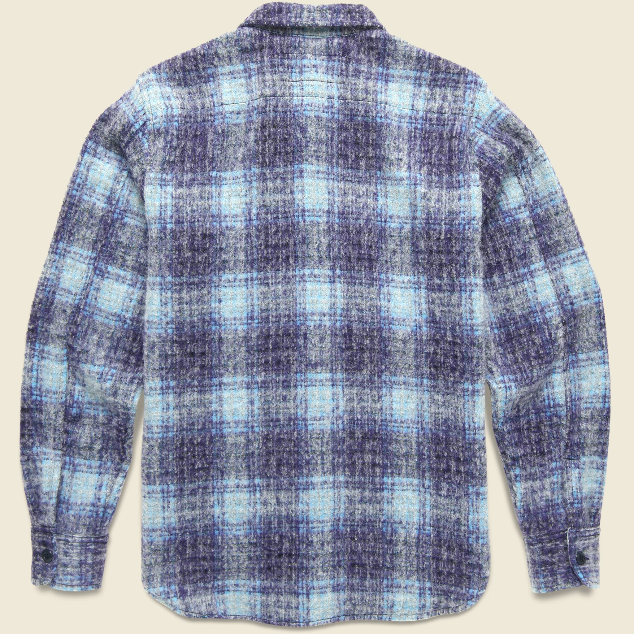 Plaid Mohair Utility Shirt - Mohair - Image 2