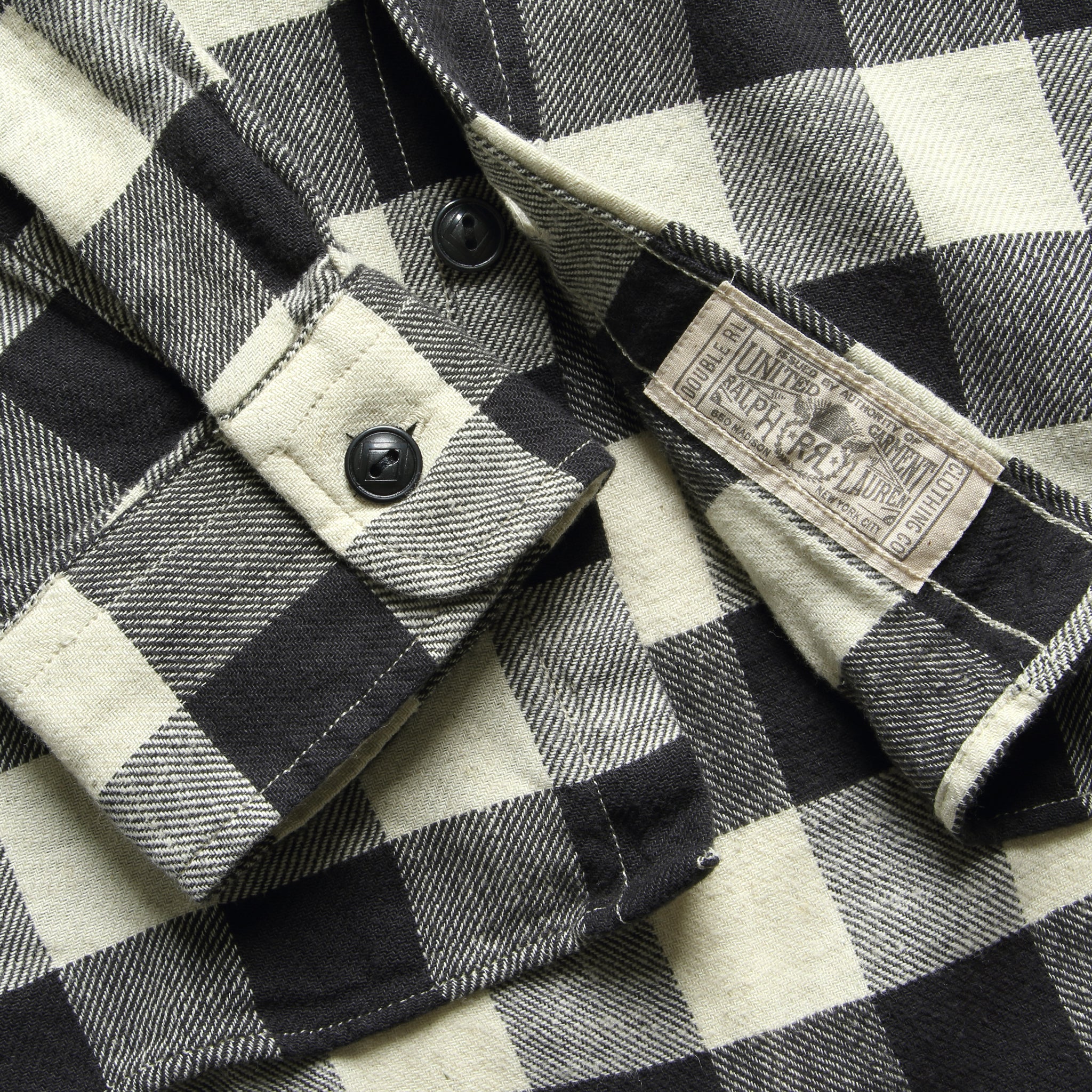 Matlock Workshirt - Black/Cream - Image 5