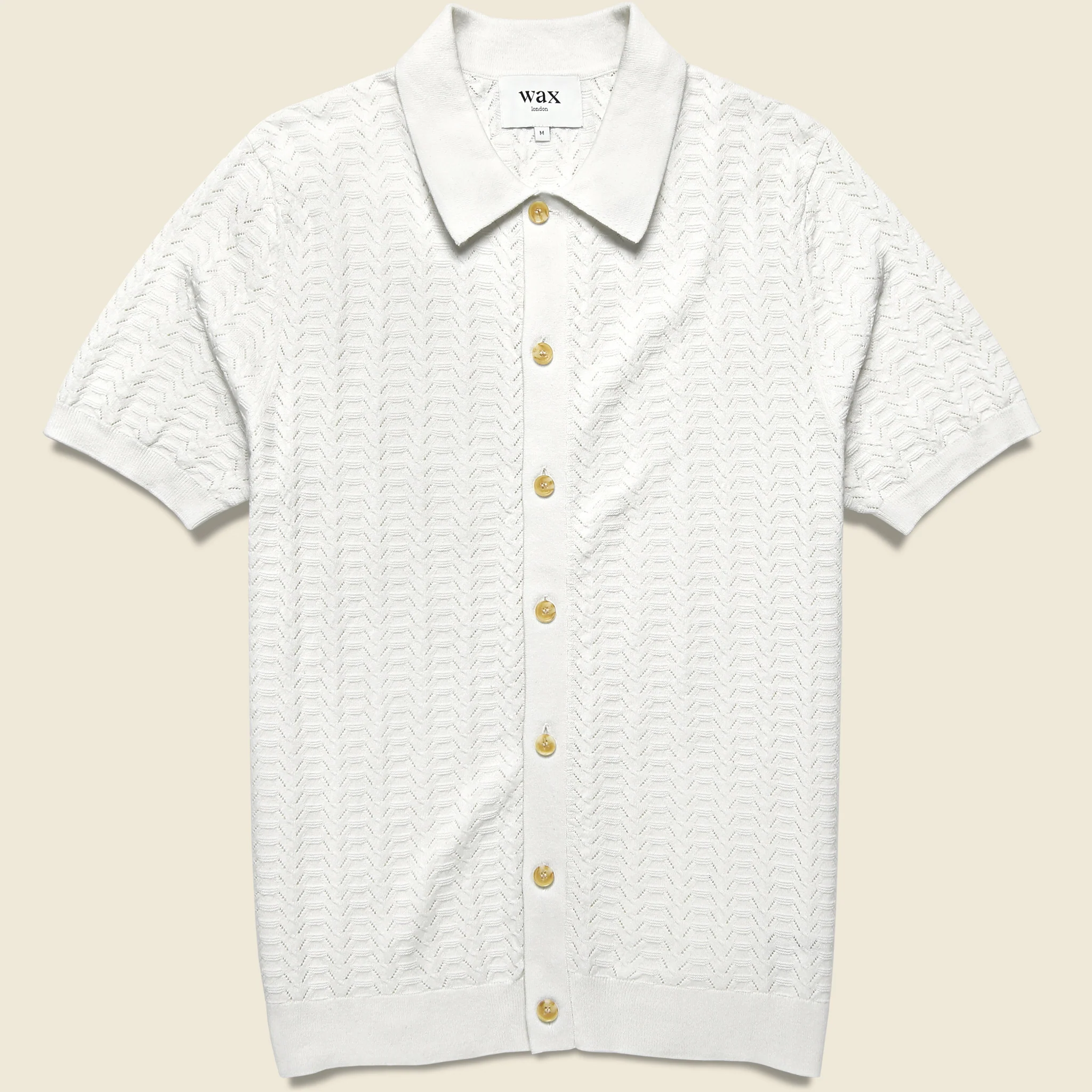 Pointelle Tellaro Shirt - Ecru