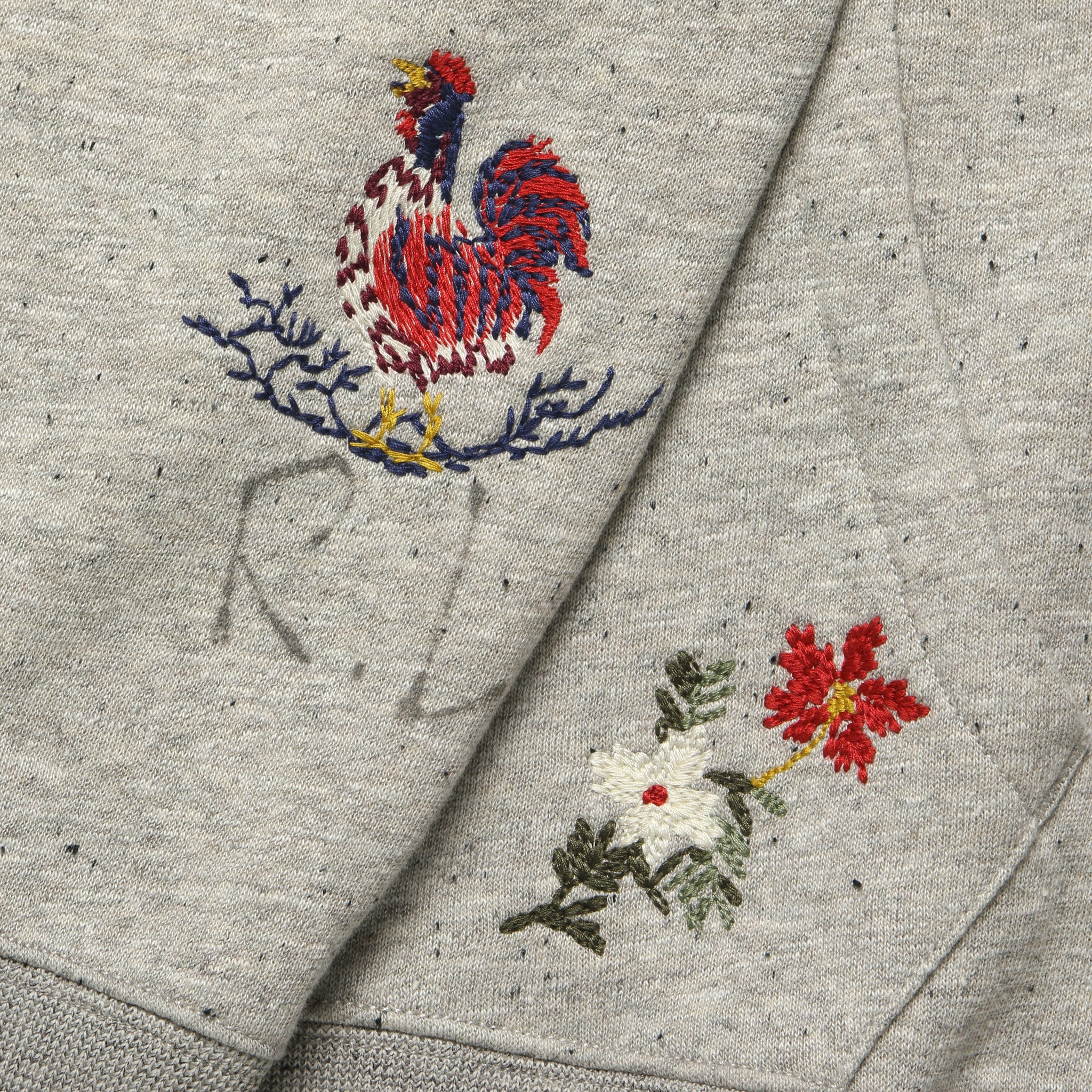 Polo Bear Hoodie - Heather Grey - Image 4