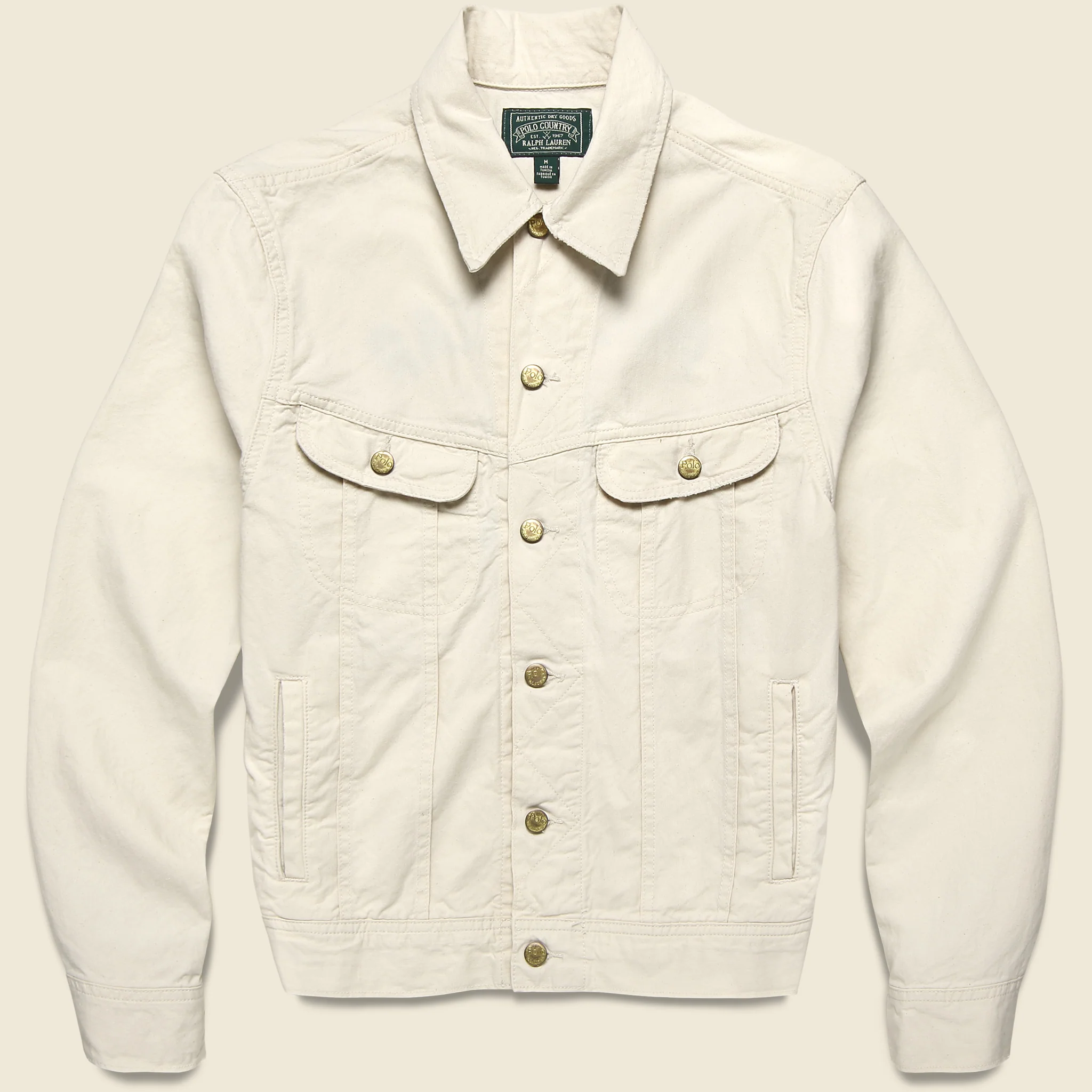Polo Bears Trucker Jacket - Ecru - Image 2
