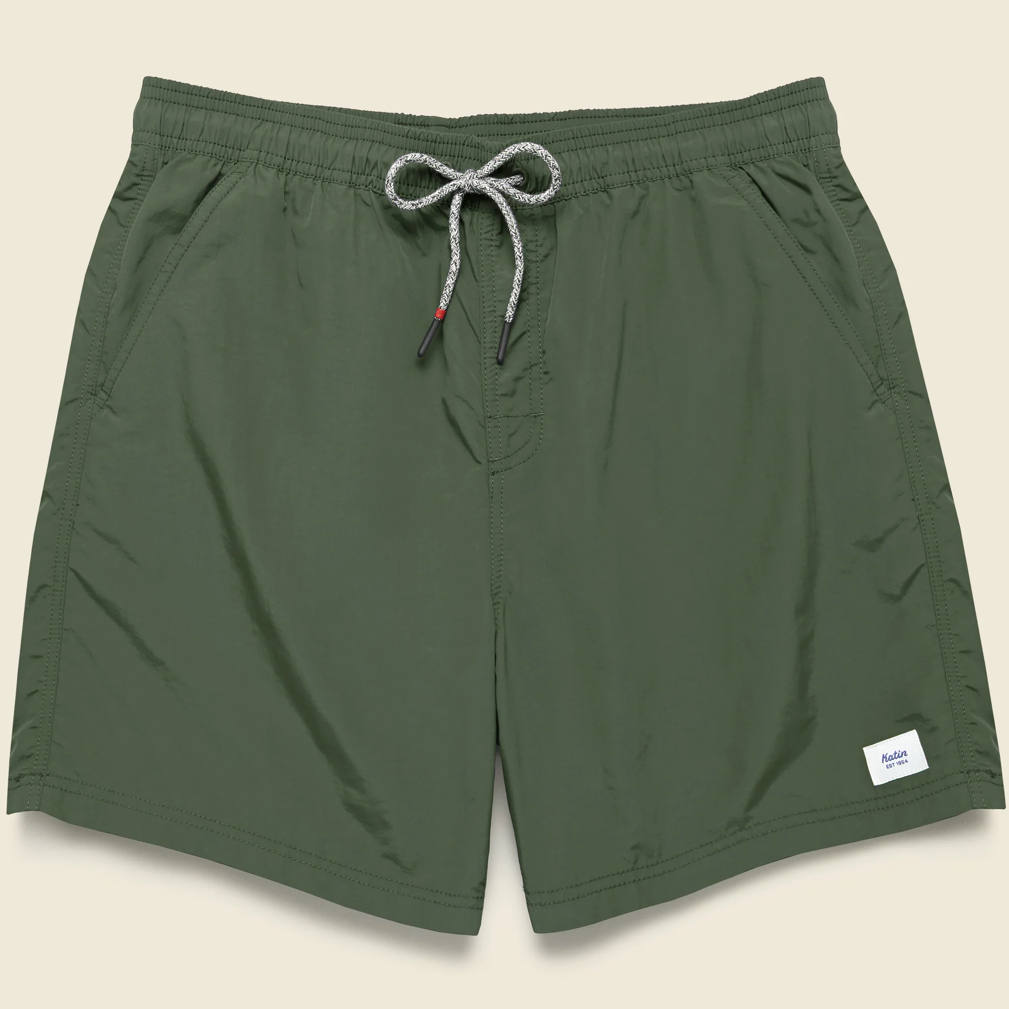 Poolside Volley Trunk - Olive