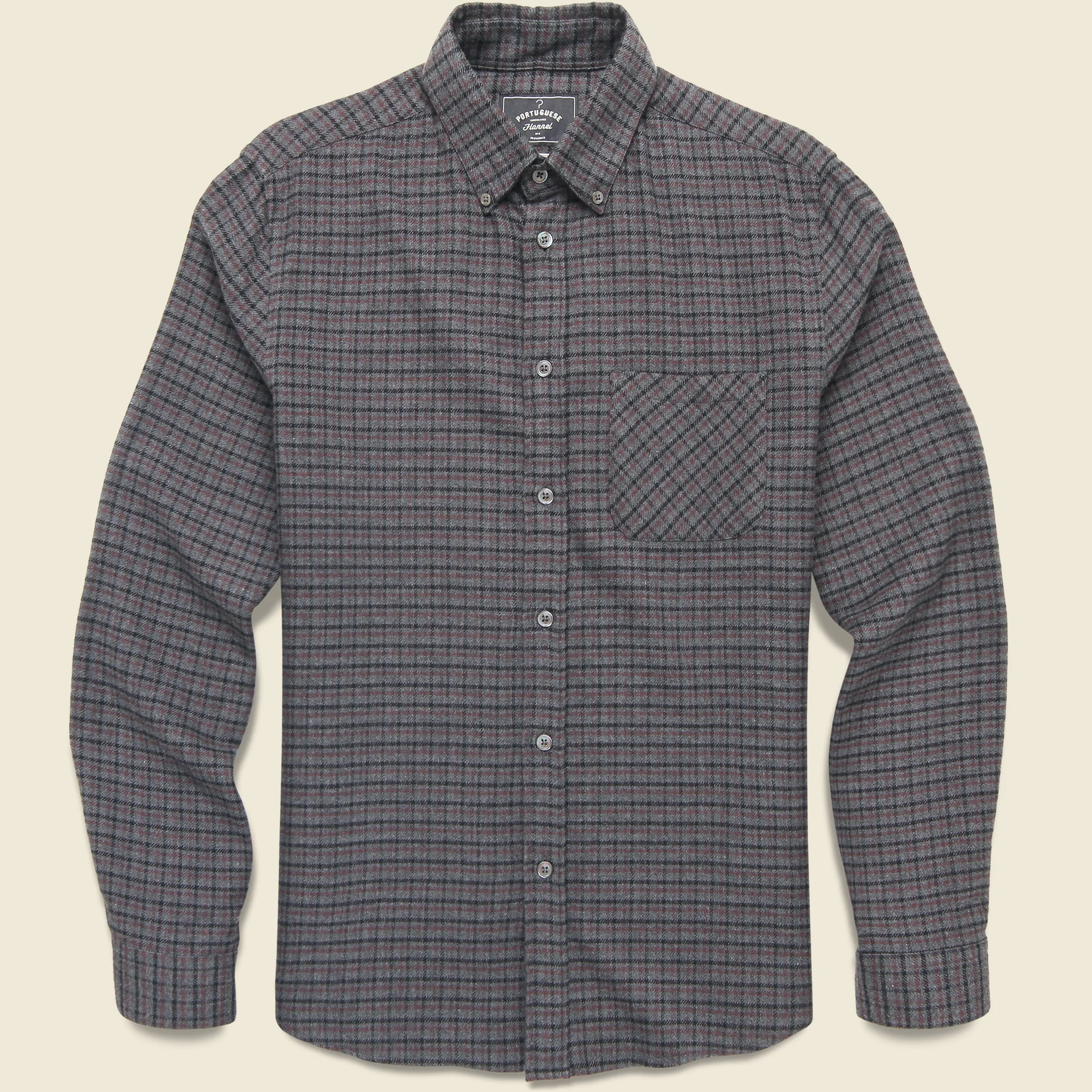 Port Shirt - Charcoal