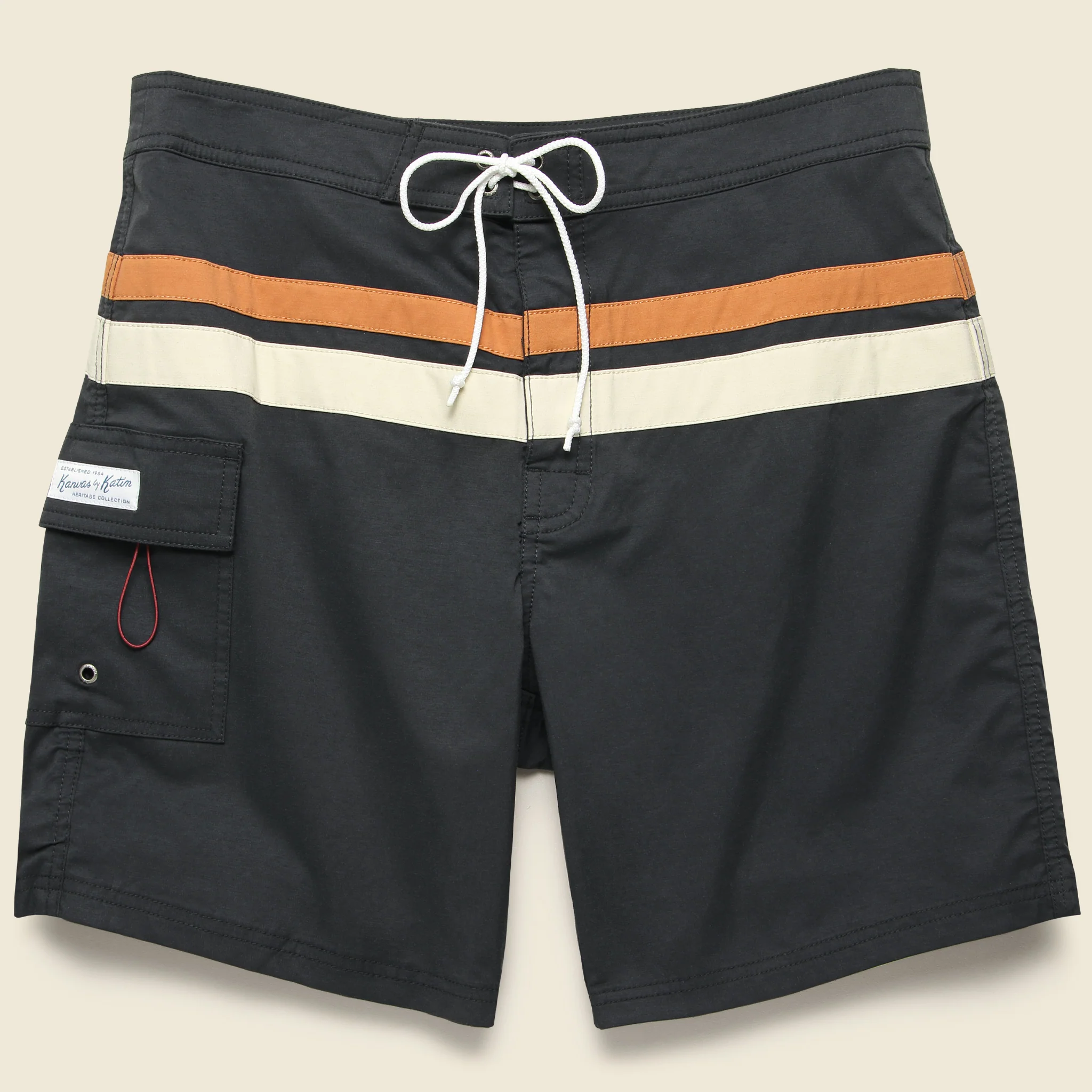 Porto Boardshort - Black Wash