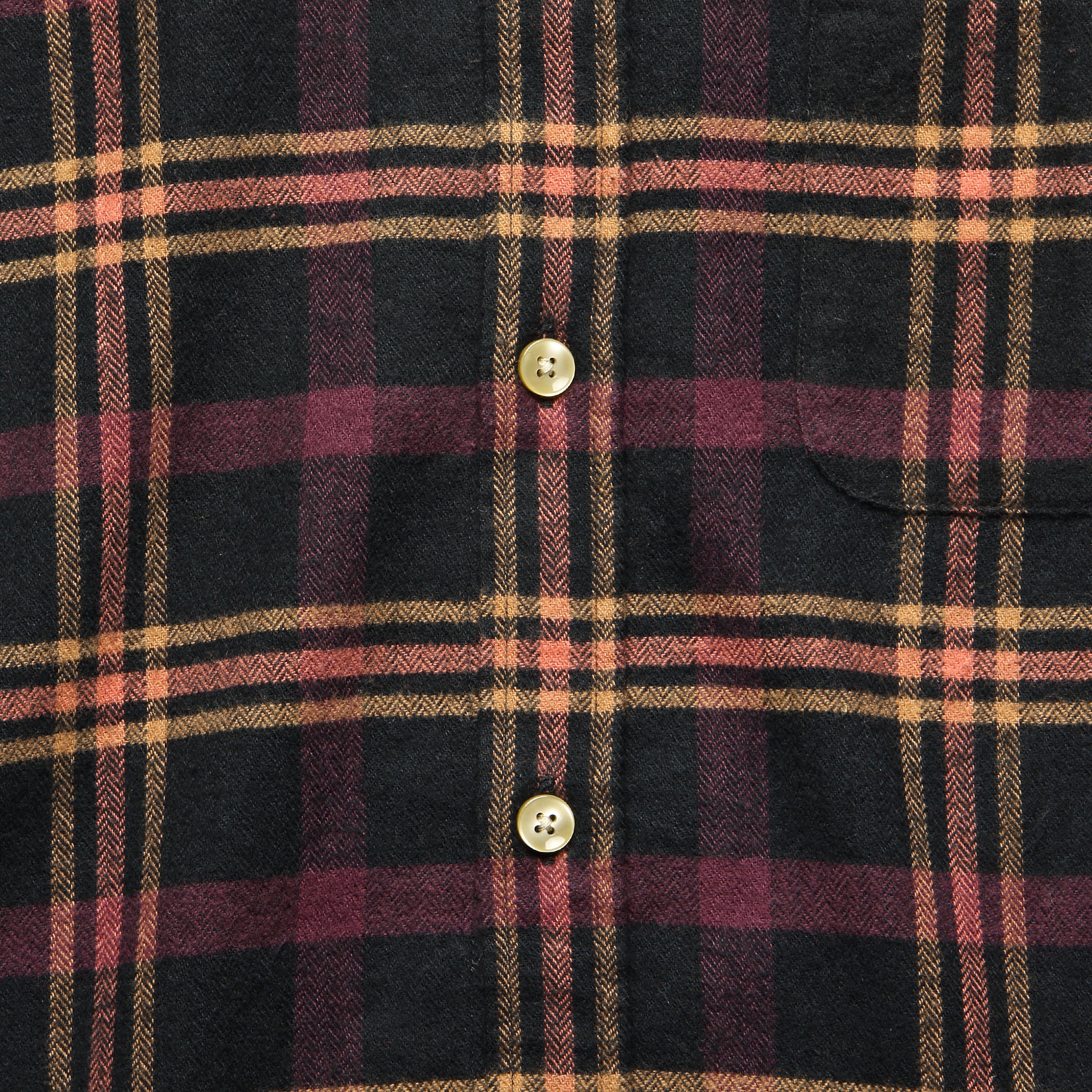Compact Plaid Flannel - Black/Pink - Image 3