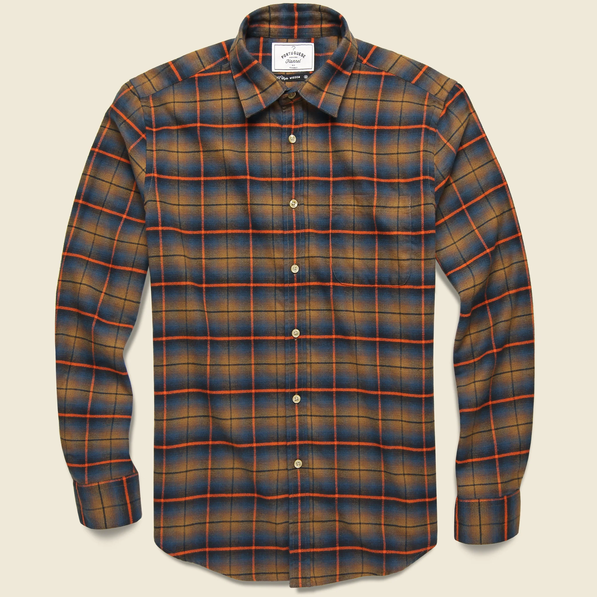 Check Flannel - Orange
