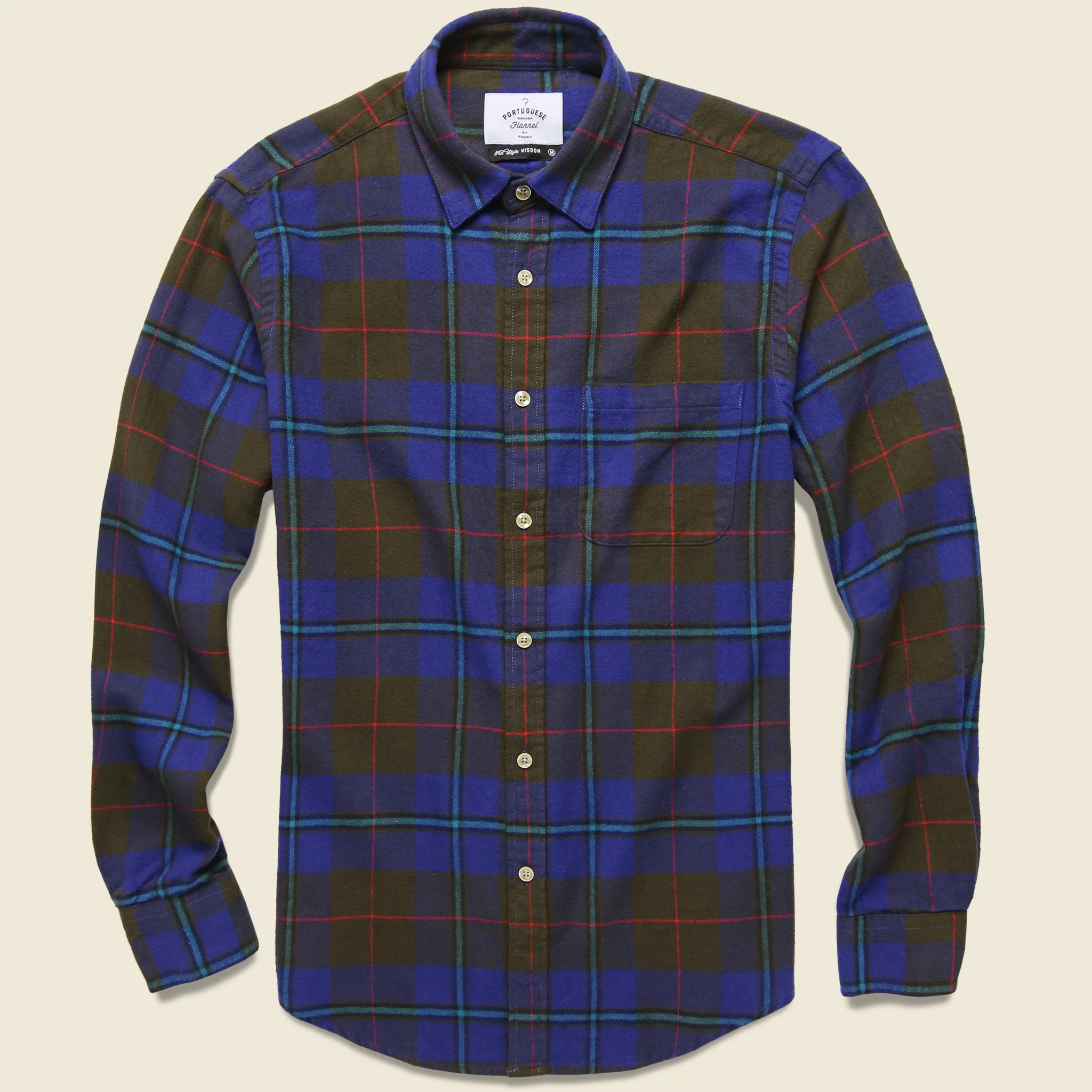 Freedom Plaid Flannel - Brown/Blue