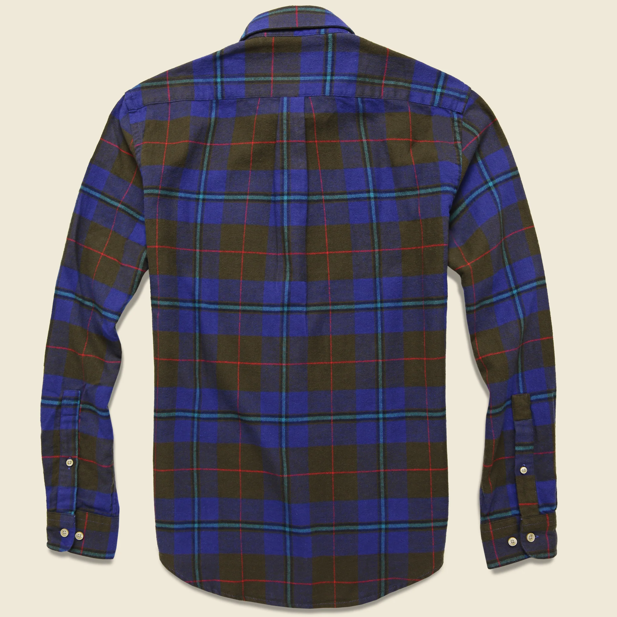Freedom Plaid Flannel - Brown/Blue - Image 2