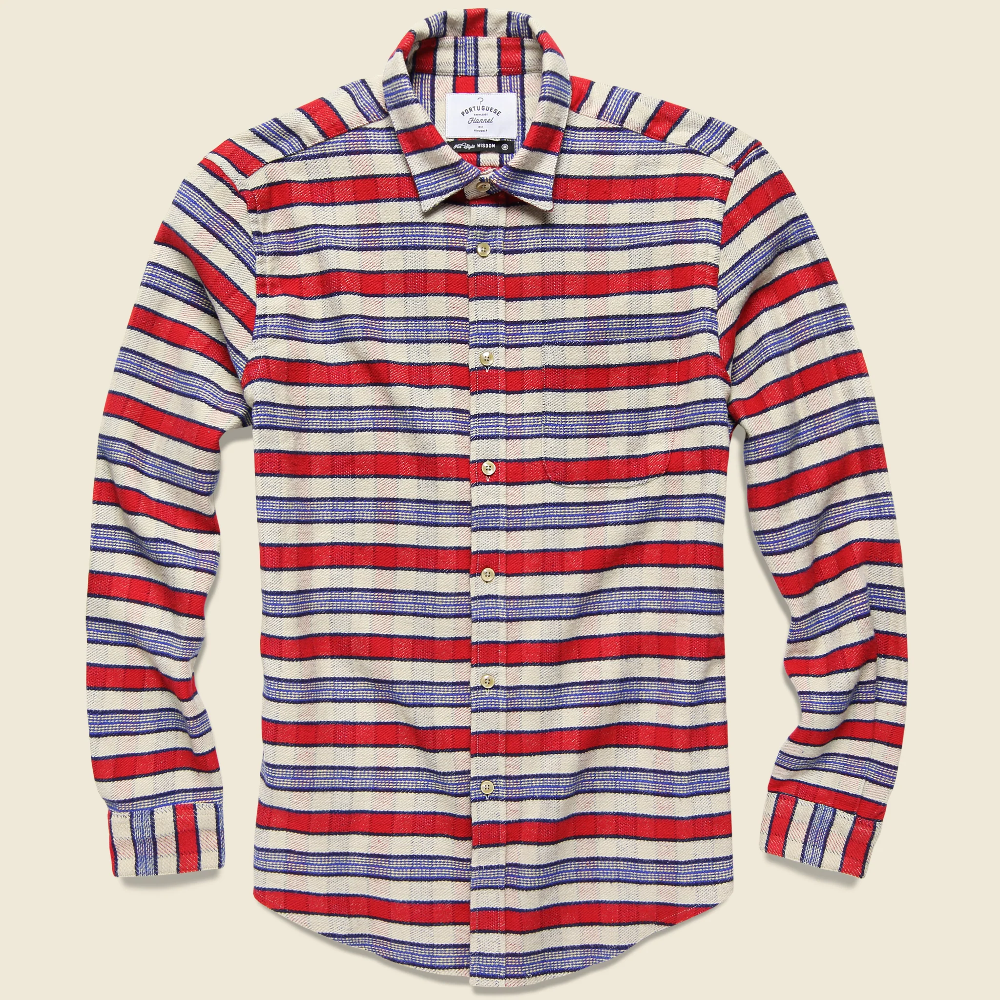 Jersey Plaid Flannel - Red/White