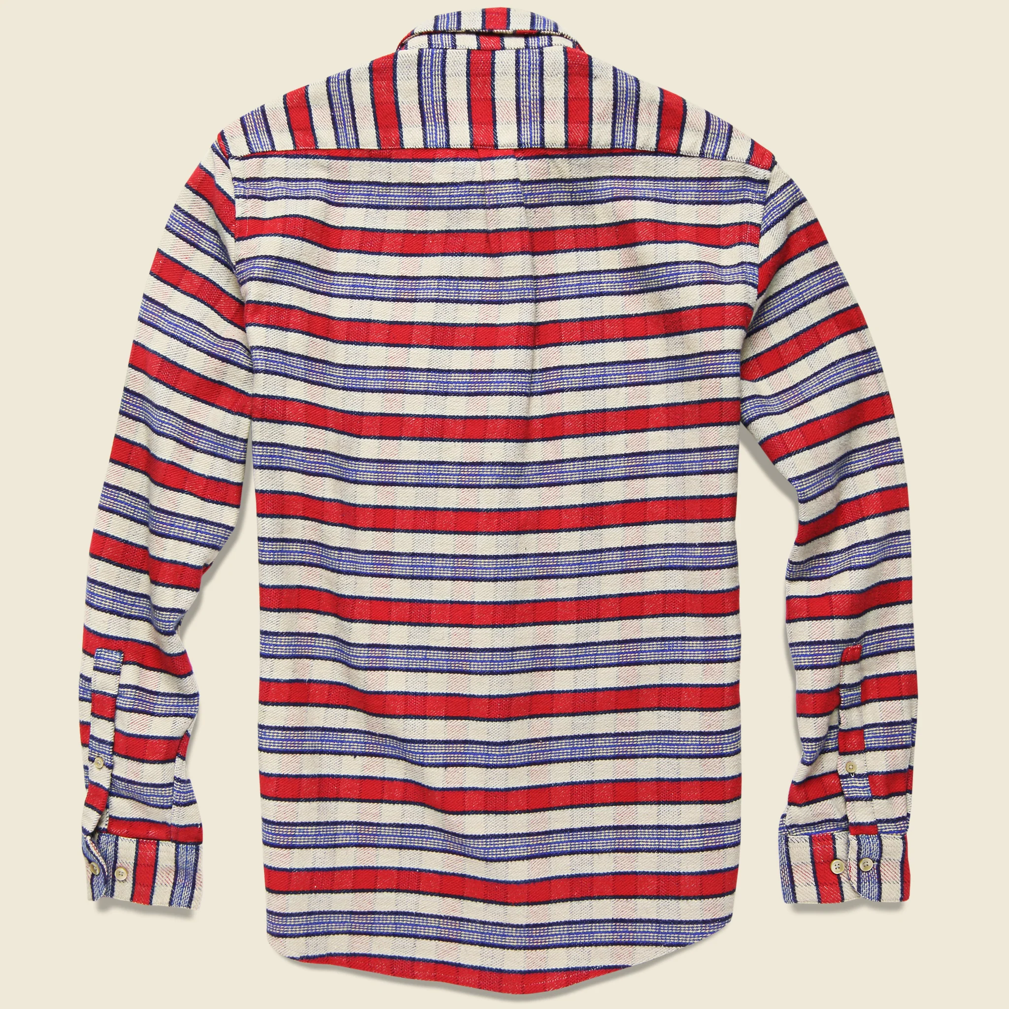 Jersey Plaid Flannel - Red/White - Image 2