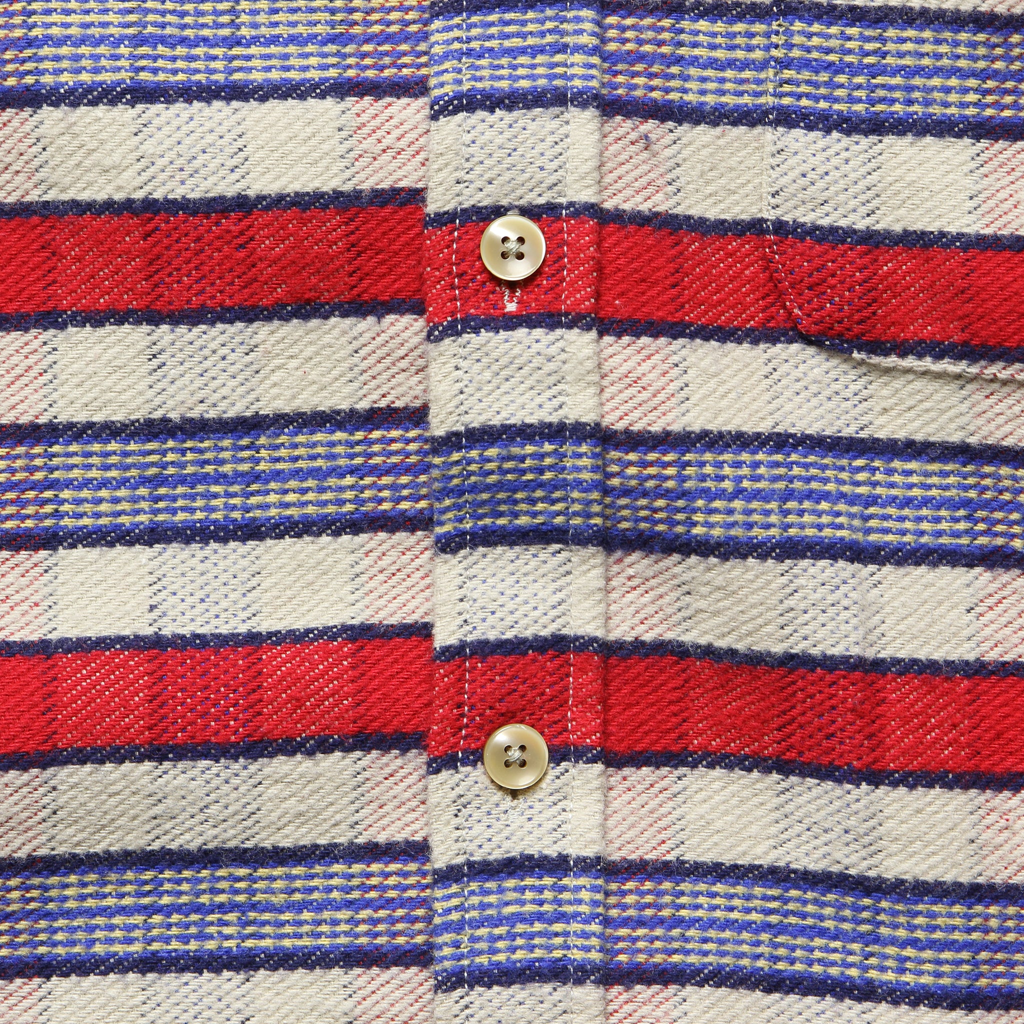 Jersey Plaid Flannel - Red/White - Image 3
