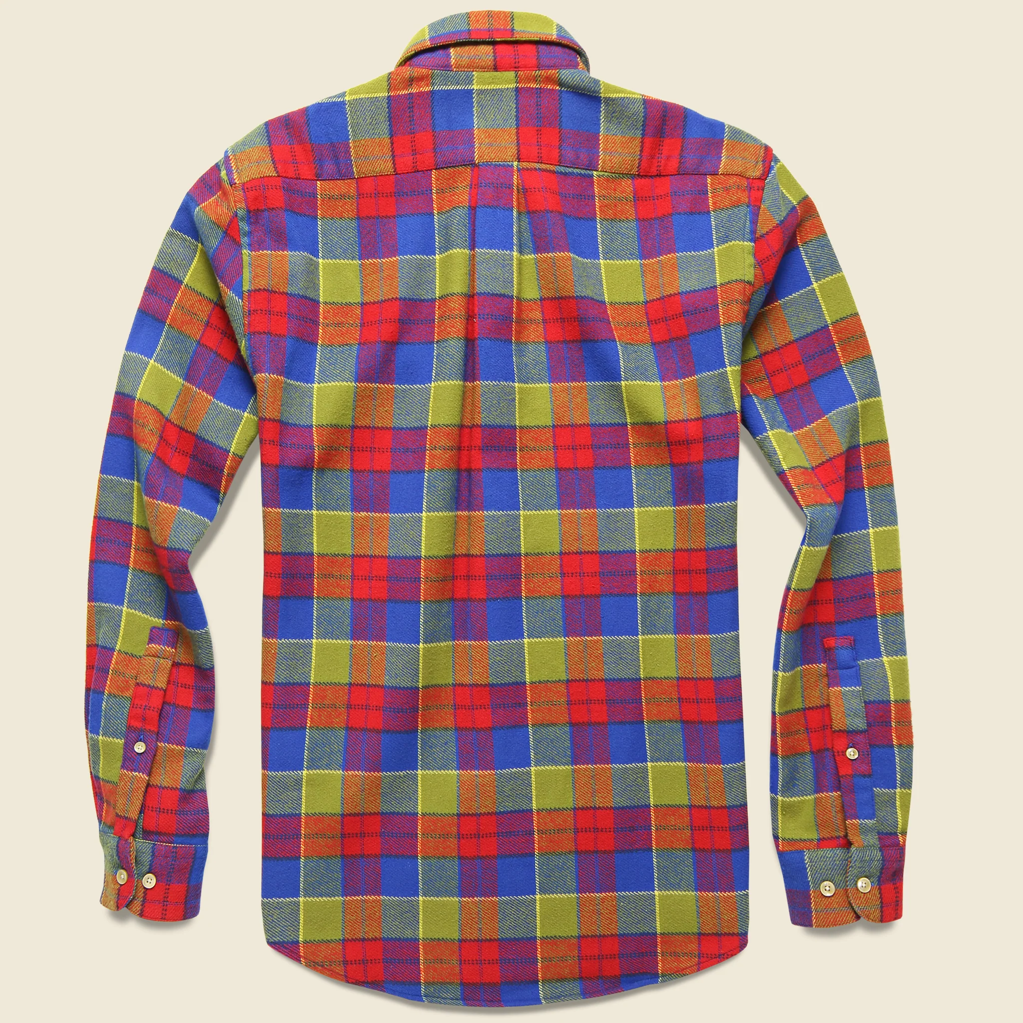 Nebraska Check Flannel - Red/Green/Blue - Image 2