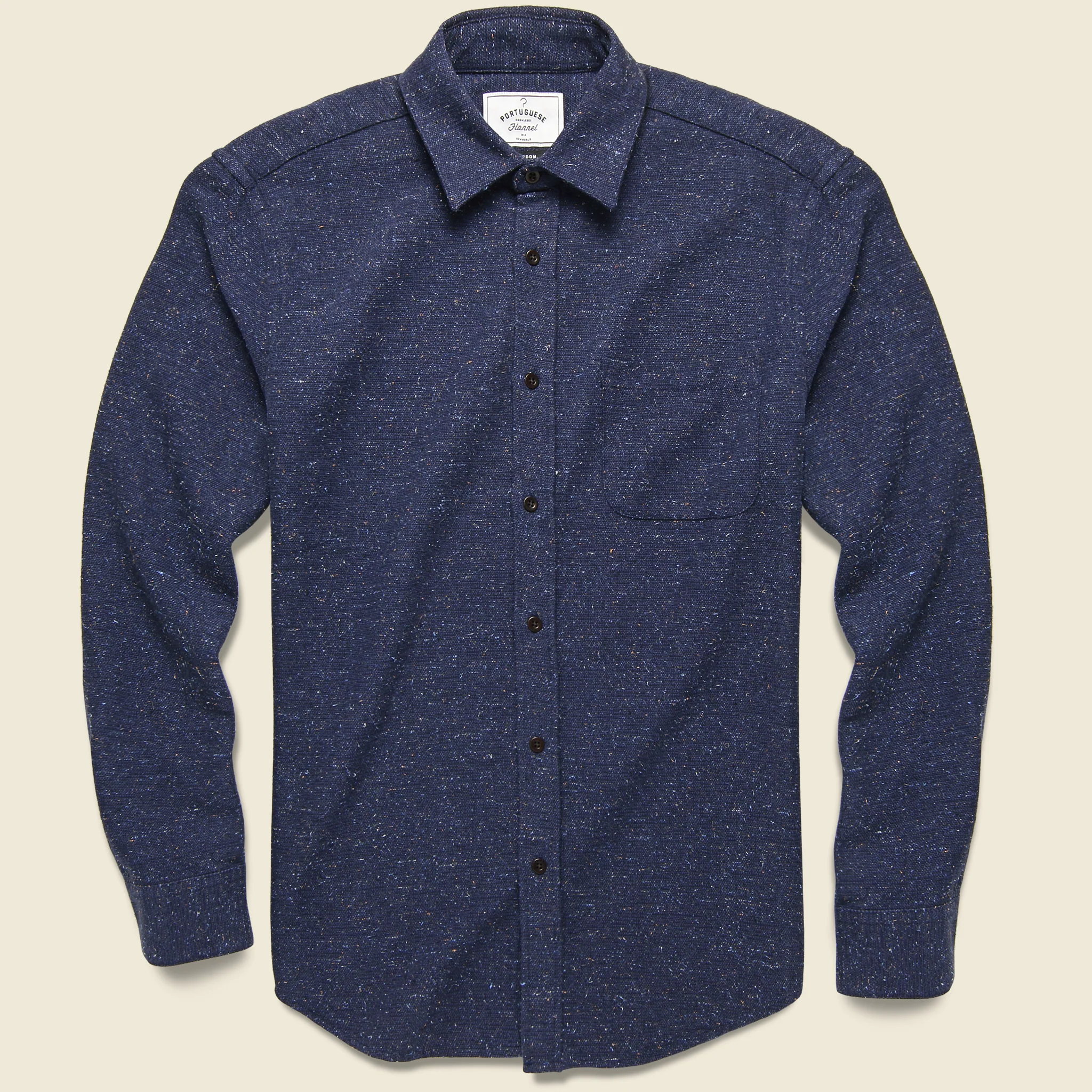 Rude Shirt - Blue Fleck
