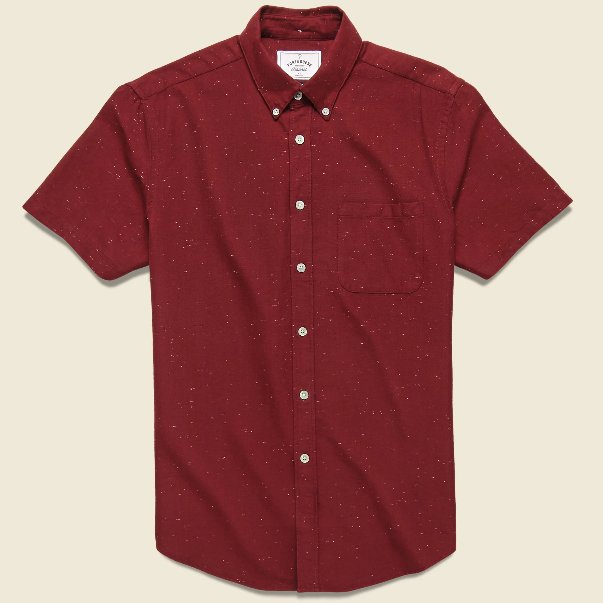 Blur Fleck Shirt - Bordeaux
