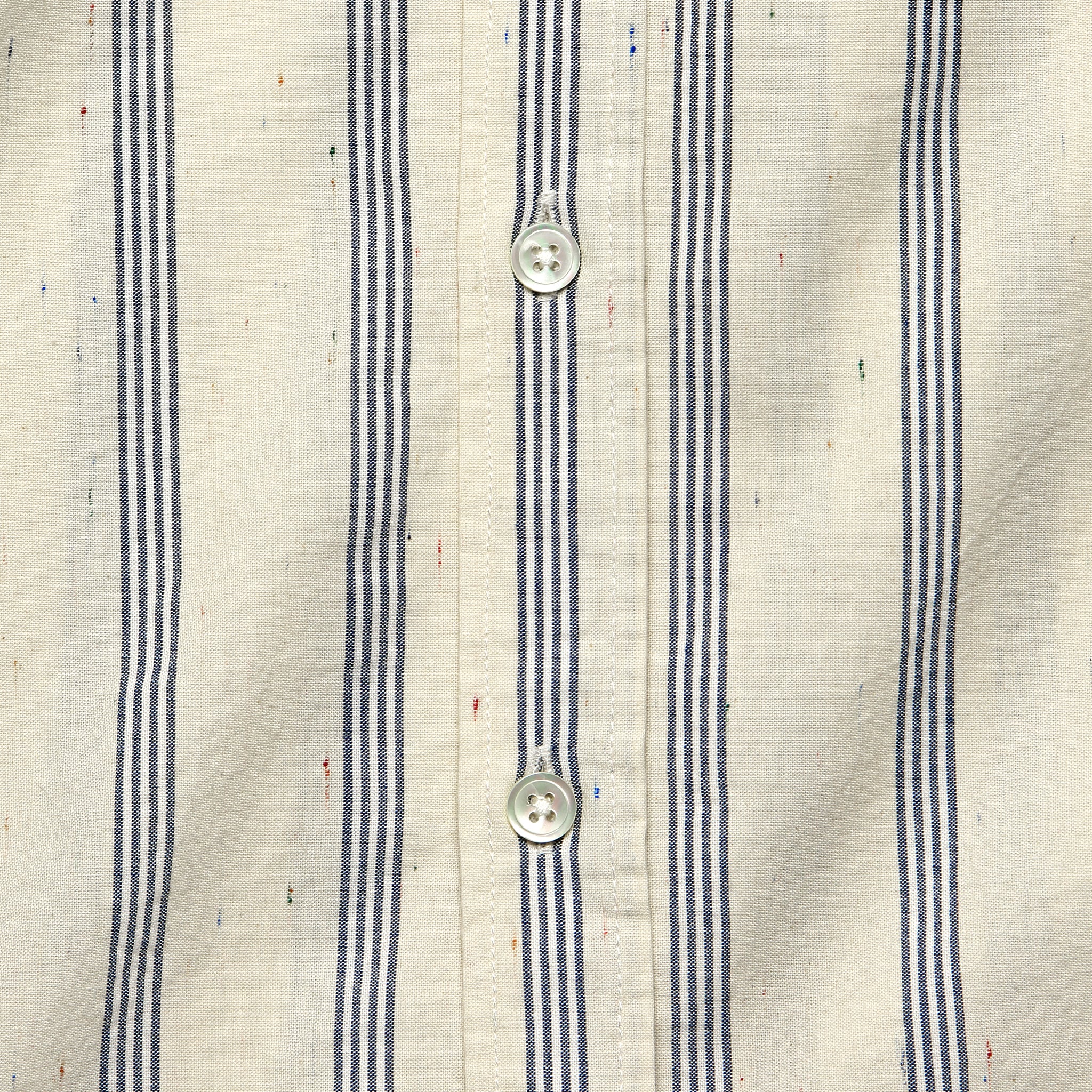 Ebano Stripe Shirt - White/Blue - Image 3