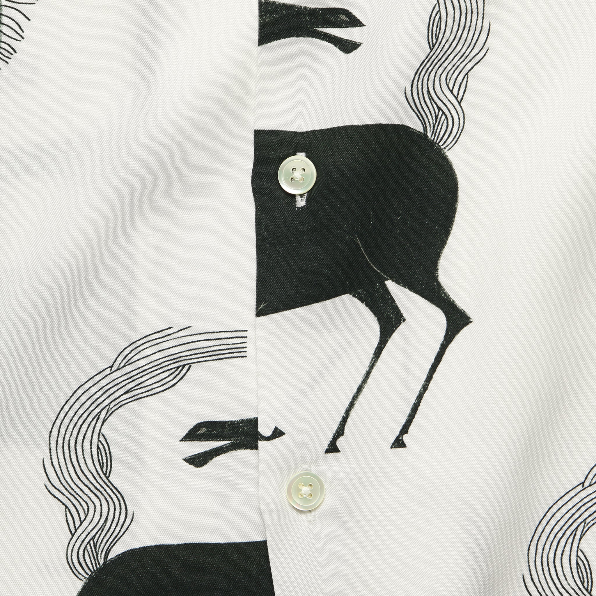 Horse Camp Shirt - White/Black - Image 3