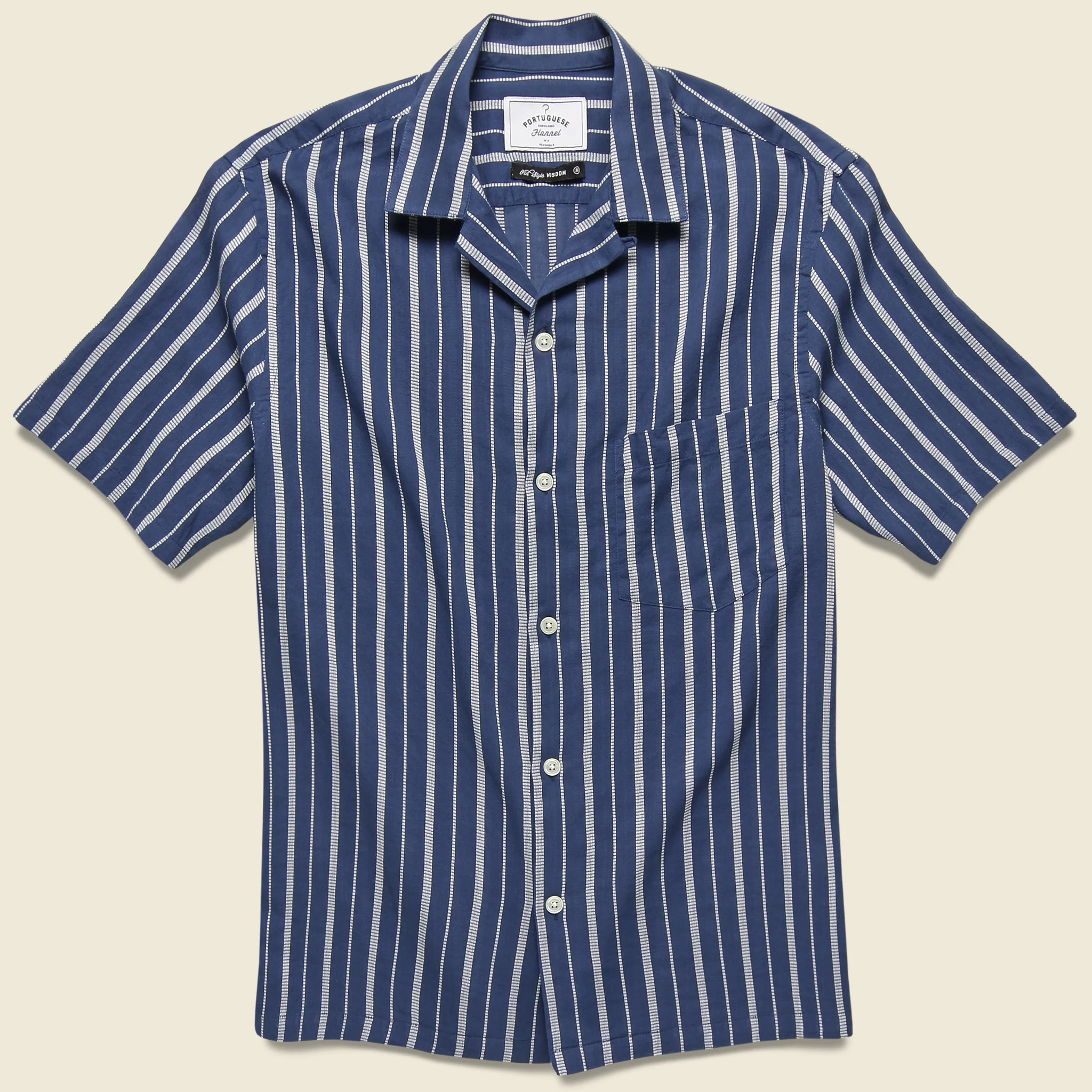 Jimmy Camp Shirt - Blue/White