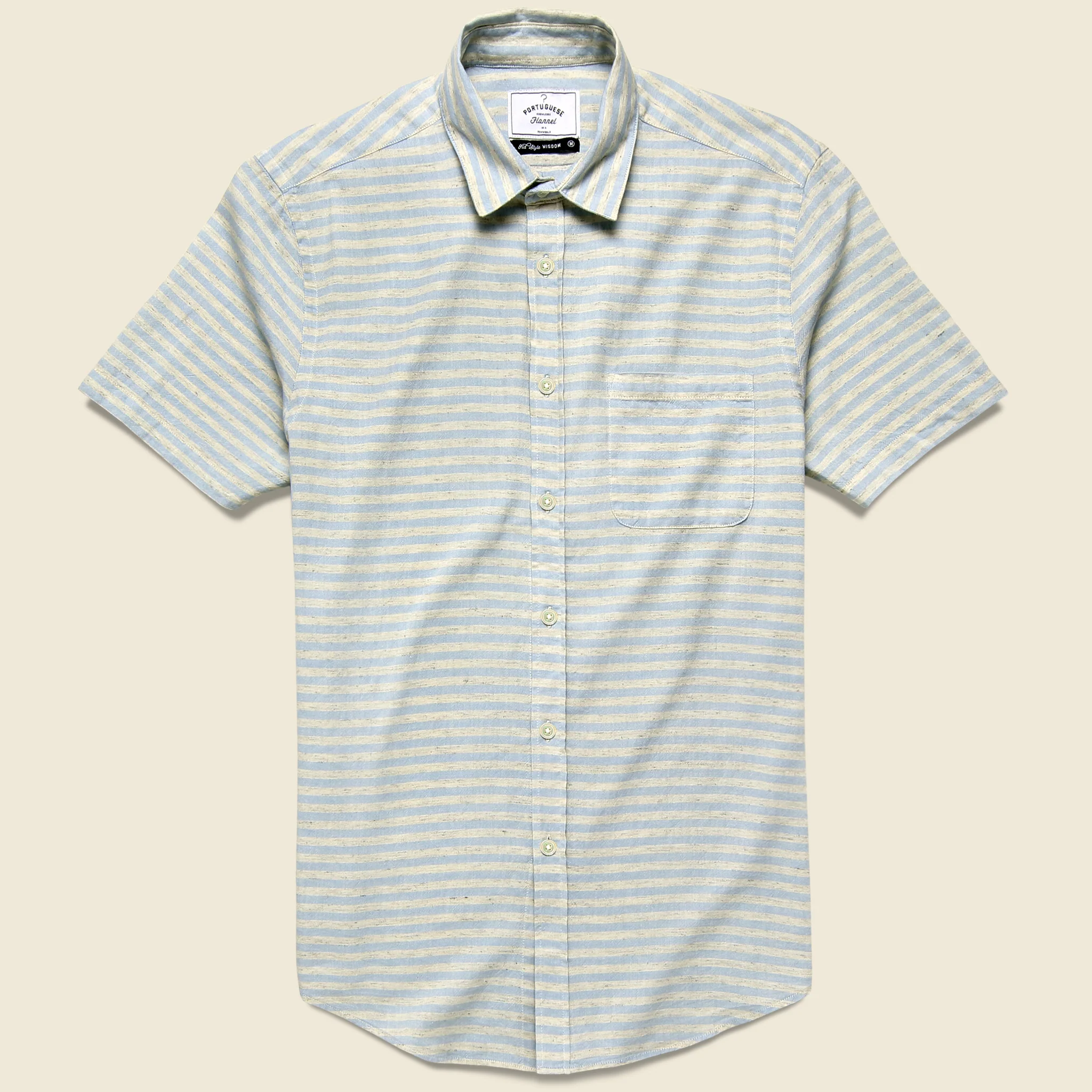 Plage Shirt - Light Blue/Grey
