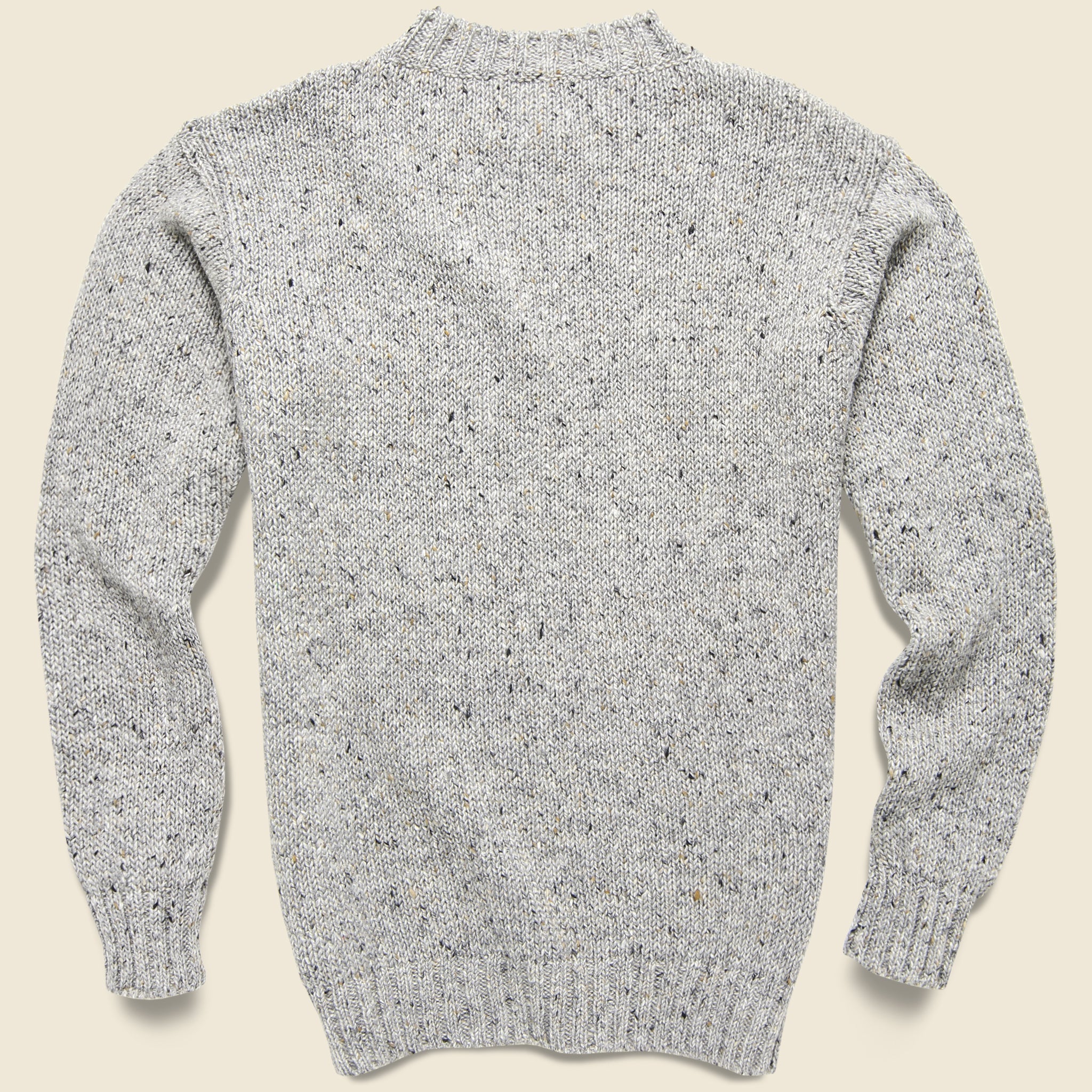 Pretzel Love Donegal Crew Sweater - Grey - Image 2