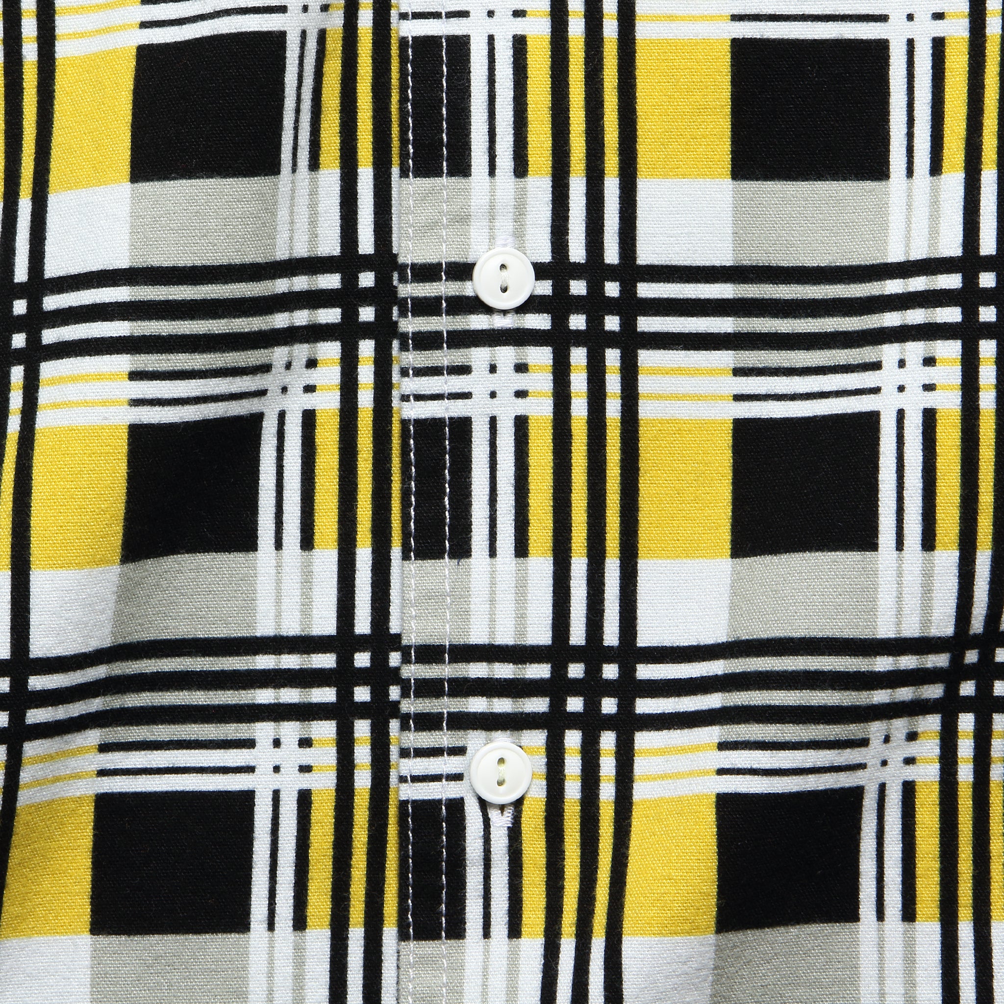 Printed Skate Woven Shirt - Black/Yellow - Image 3