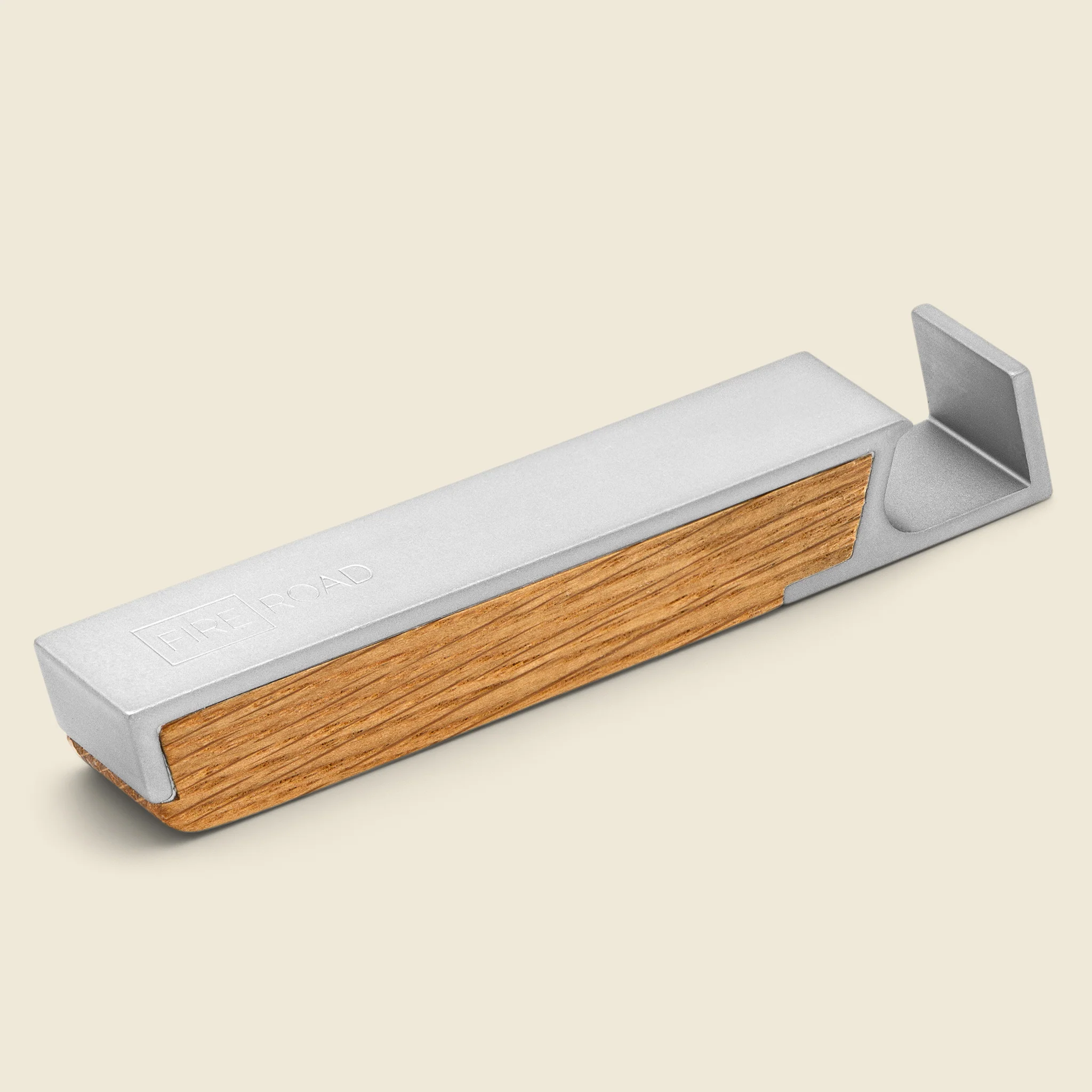 Oak & Silver Profile Bottle Opener