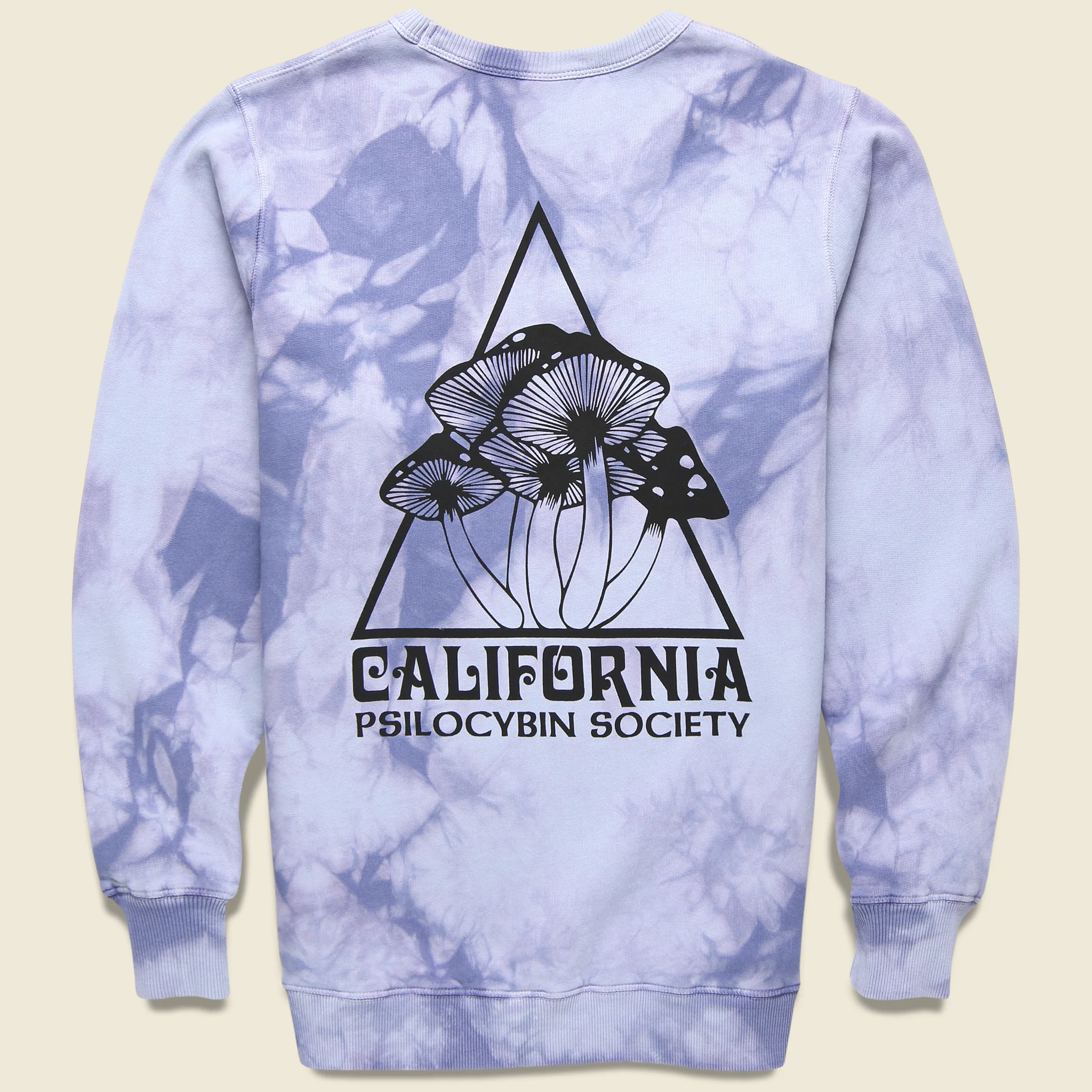 Psilocybin Society Sweatshirt - Azure Tie Dye - Image 2